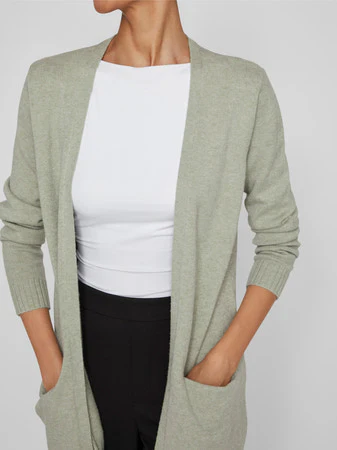 VIRIL OPEN L/S KNIT CARDIGAN - NOOS - Image 8