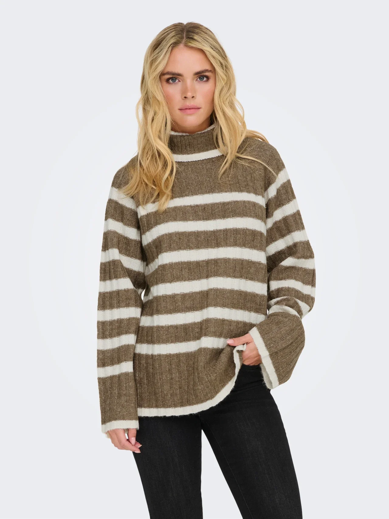 JDYMILEY Long Sleeved Striped Pullover - Image 3