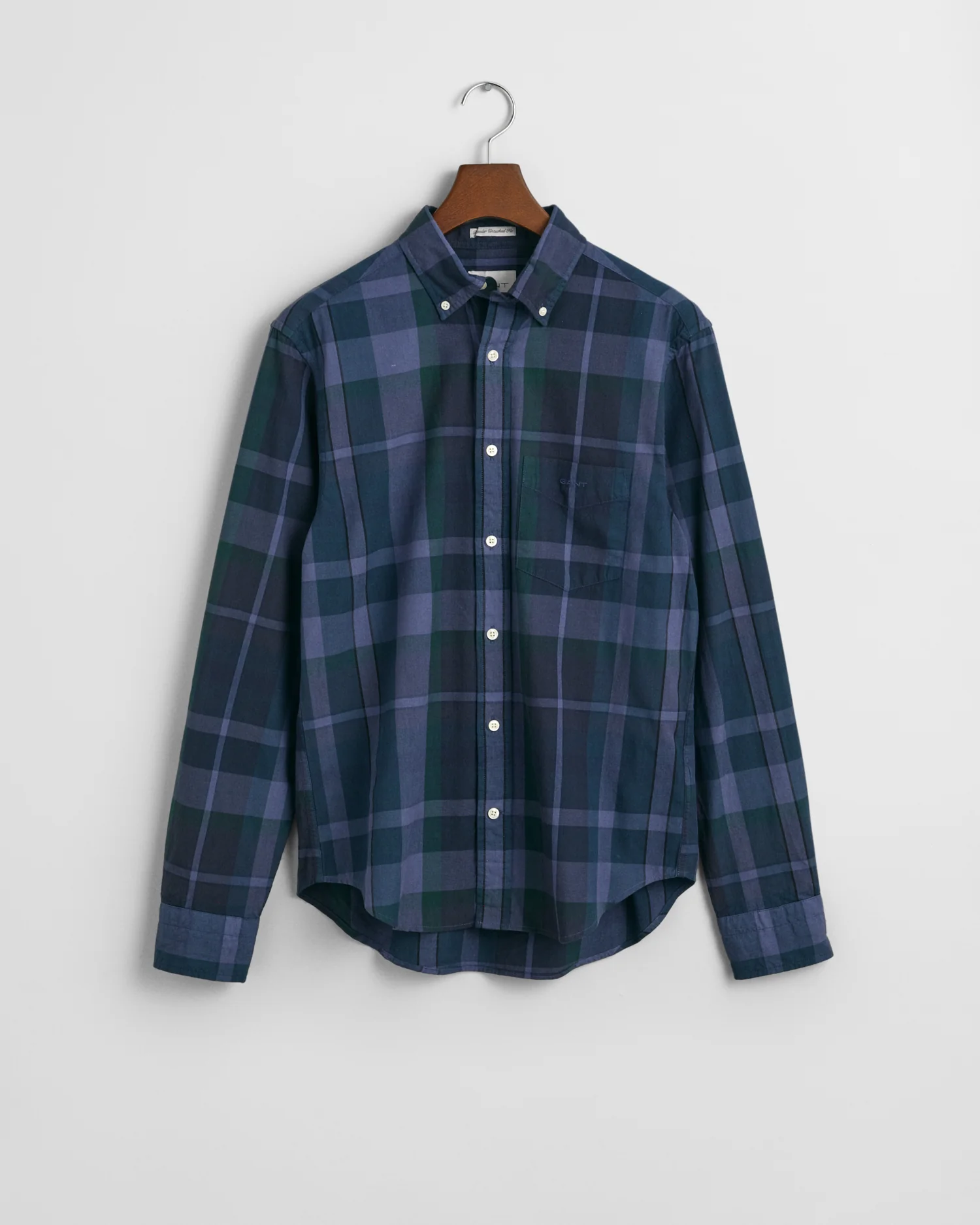 Regular Fit Garment-Dyed Checked Shirt - Image 2