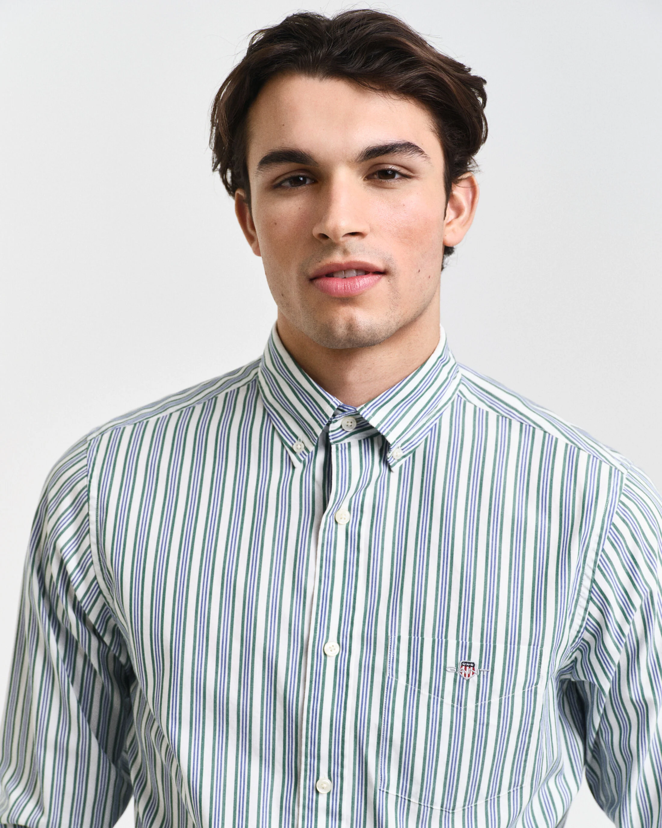 Regular Fit Garment-Dyed Checked Shirt - Image 6