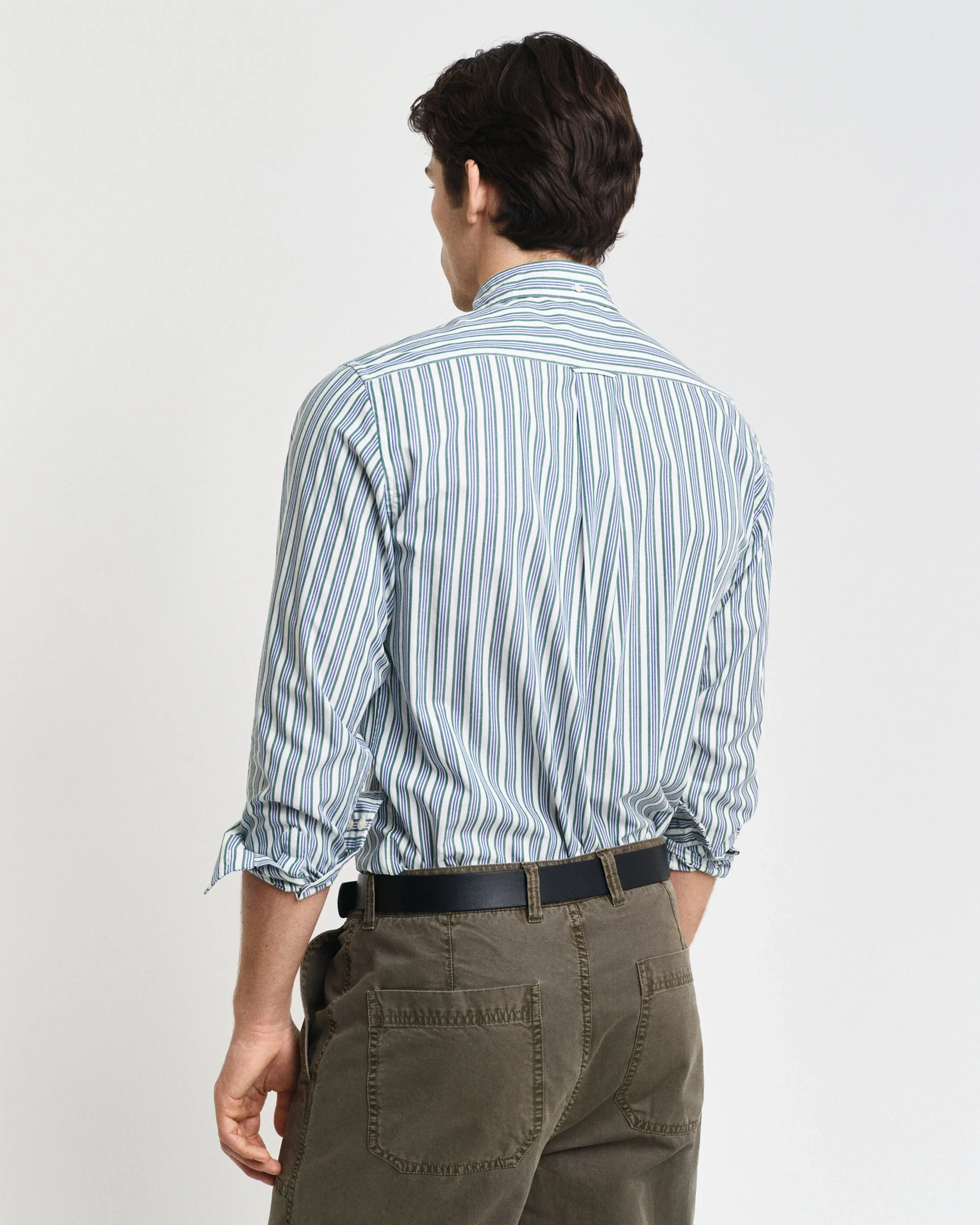 Regular Fit Garment-Dyed Checked Shirt - Image 8