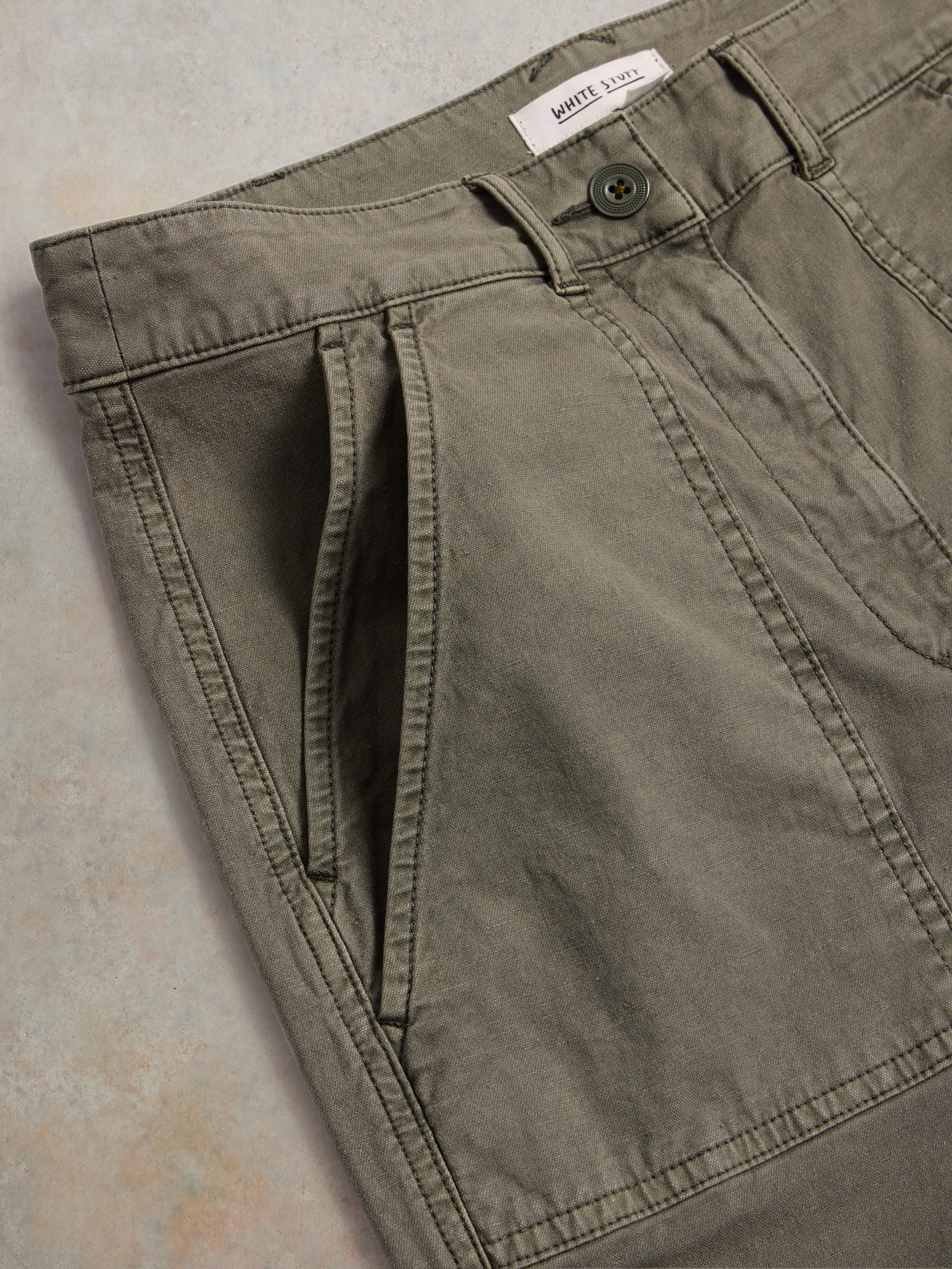 Twister Chino Trouser in Khaki - Image 5