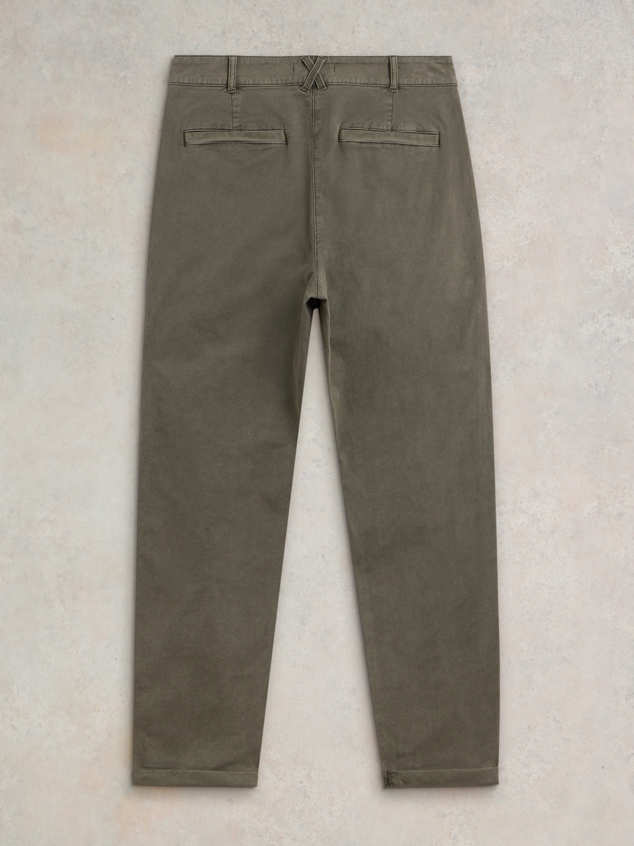 Twister Chino Trouser in Khaki - Image 6