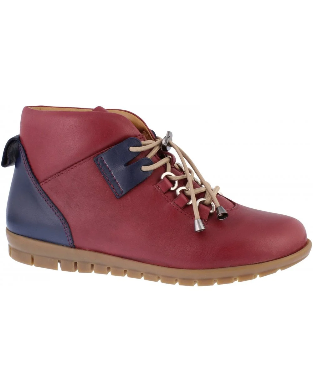 Bridget Ankle Boots - Berry - Image 6