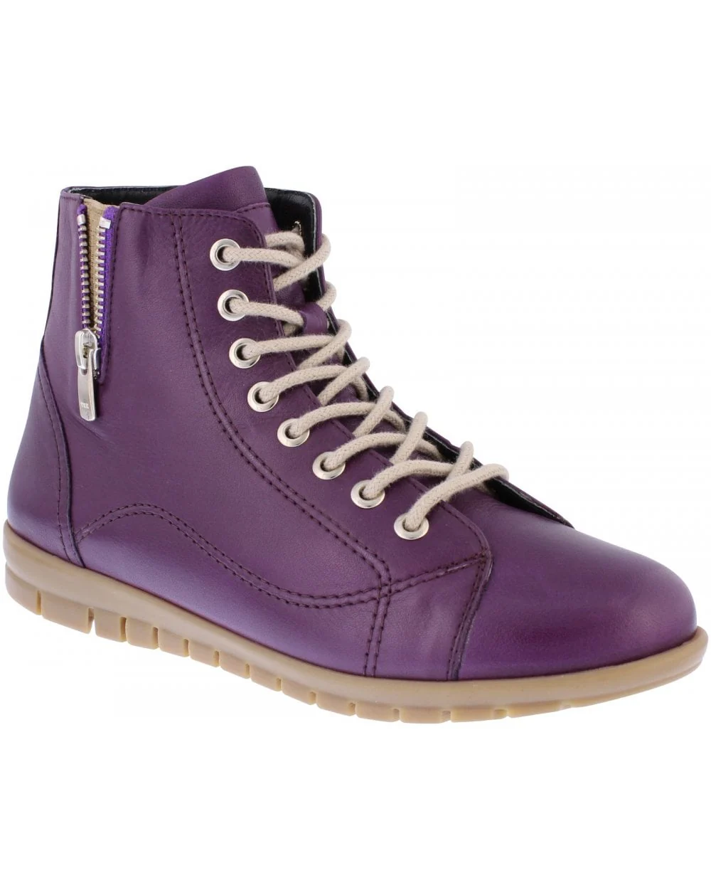 Denver Ankle Boot - Plum - Image 3