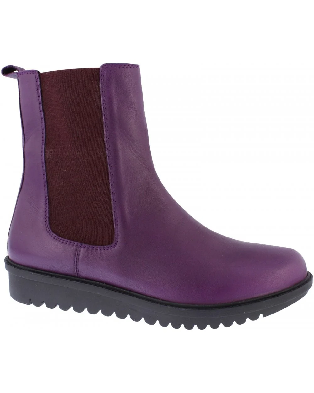 Trudy Ankle Boot - Plum - Image 2