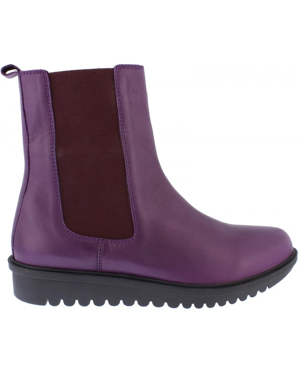 Trudy Ankle Boot - Plum - Image 6