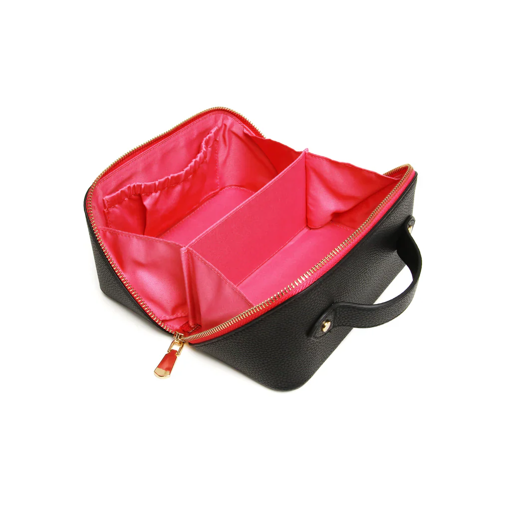 Black & Pink Mini Train Case - Image 2