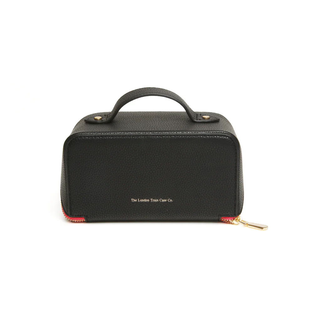 Black & Pink Mini Train Case - Image 3