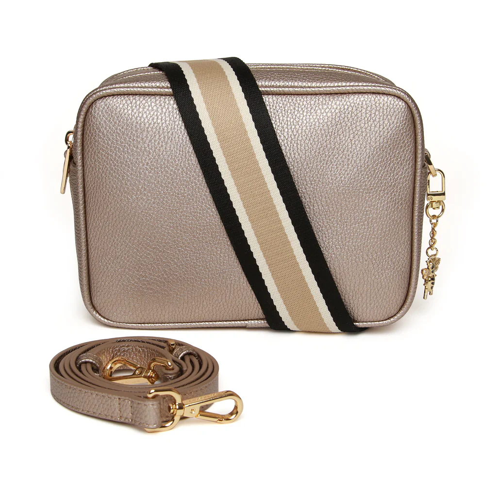 Bronze Soho duel compartment camera cross body bag - Image 3