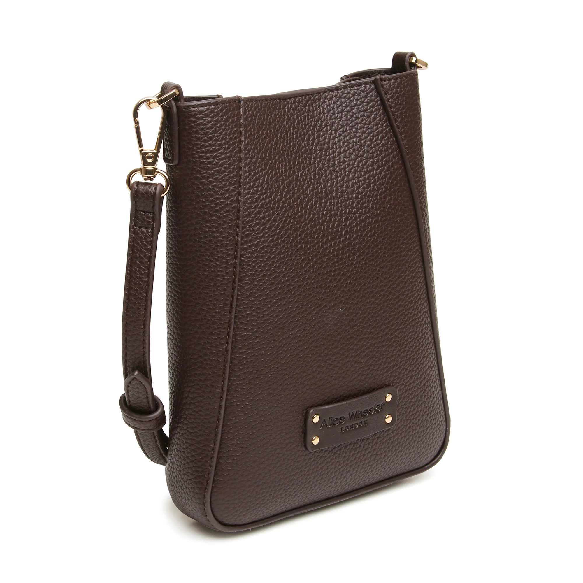 Chocolate - Kensington Phone Crossbody Bag - Image 2
