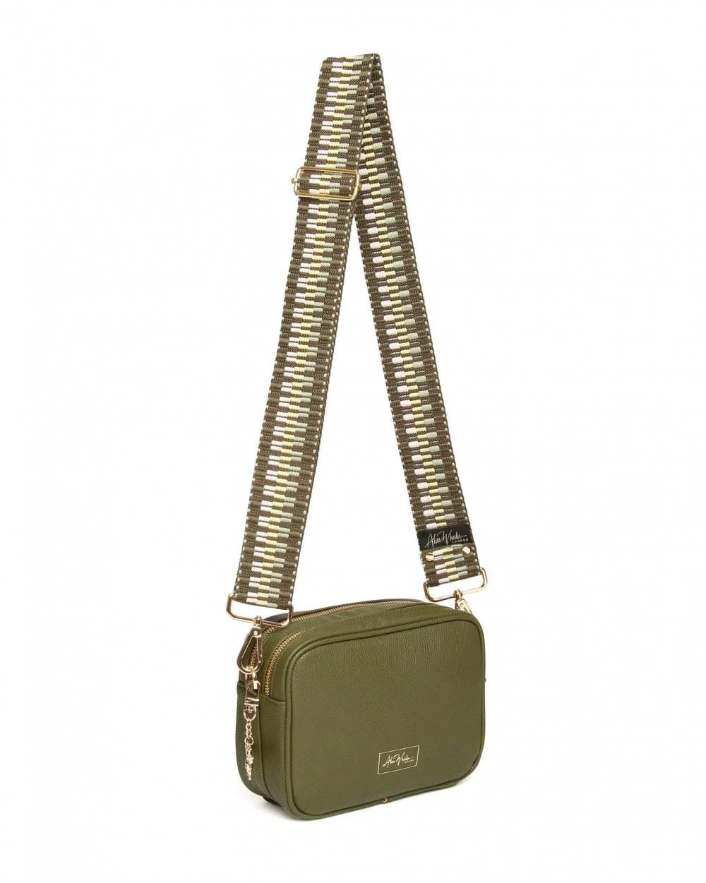 Soho Camera Crossbody Bag - Olive - Image 2