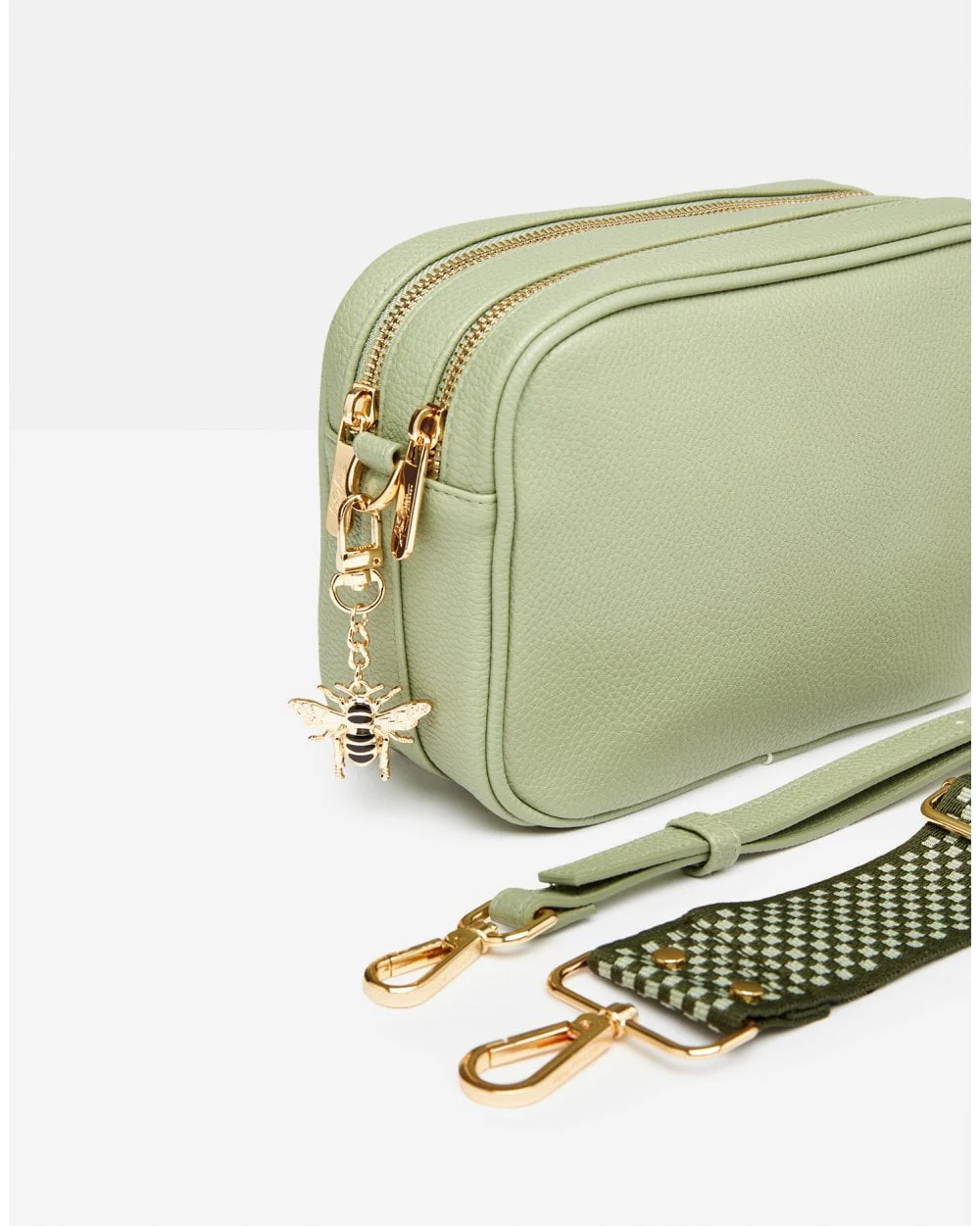 Soho Camera Crossbody Bag - Sage - Image 5