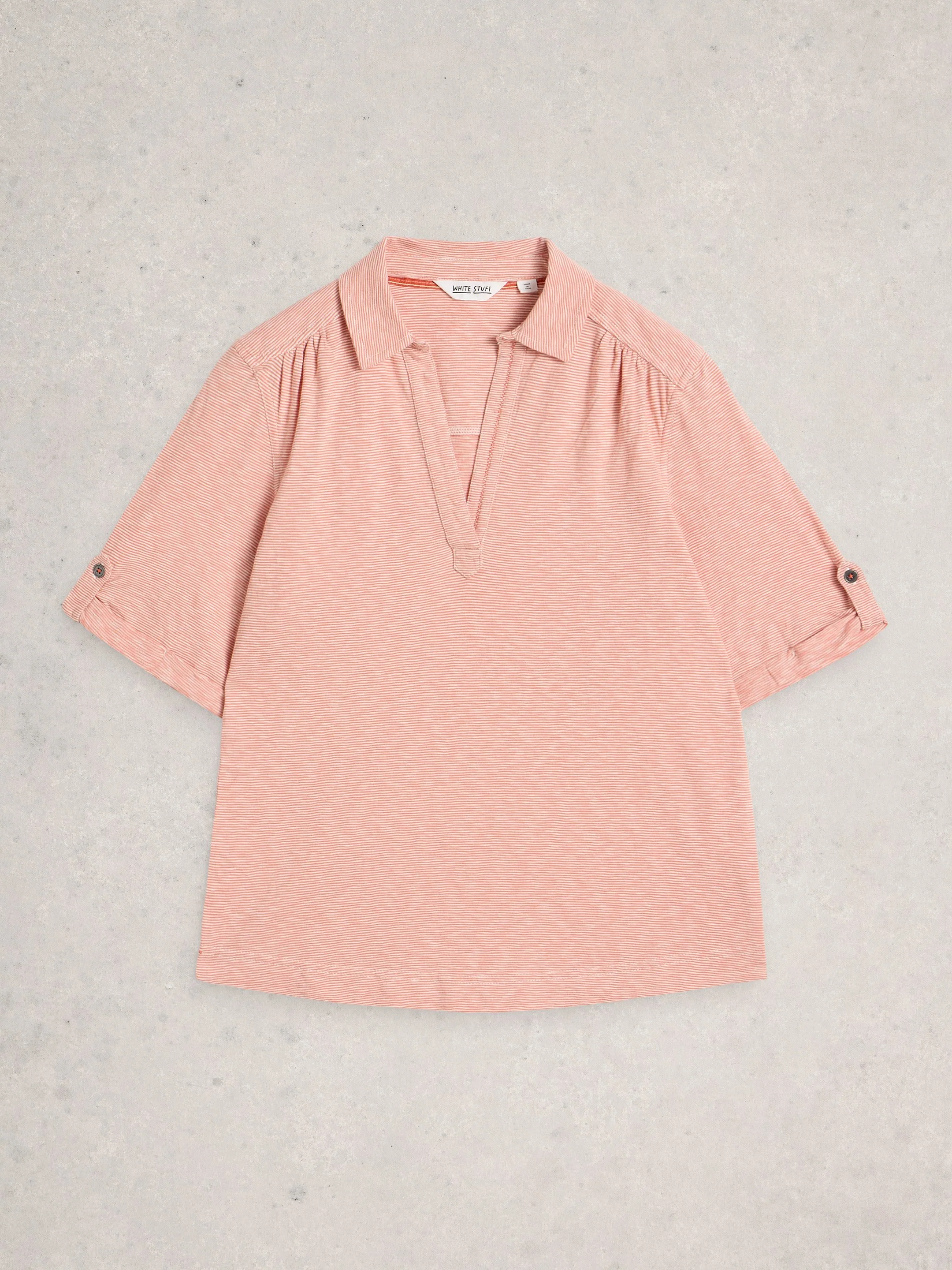 ALLIE SHORT SLEEVE STRIPE SHIRT - Image 6