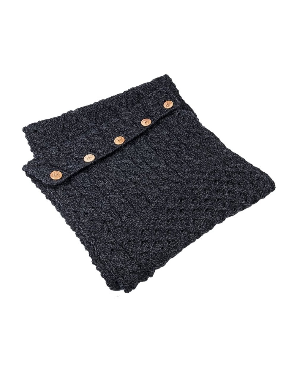 Snood Scarf with Buttons - Image 2