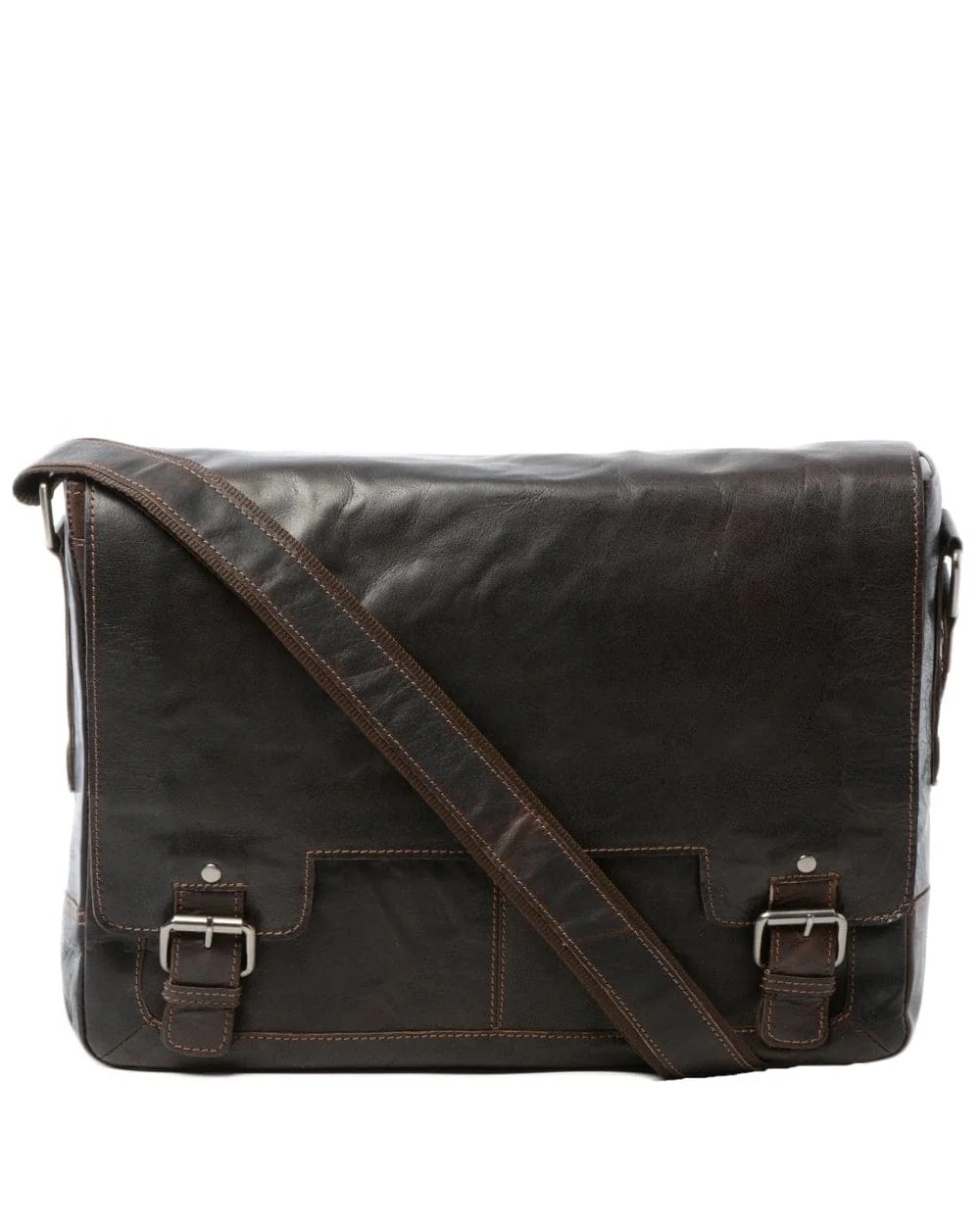 Kingston Laptop Messenger Bag Medium - Crumble Brown - Image 2