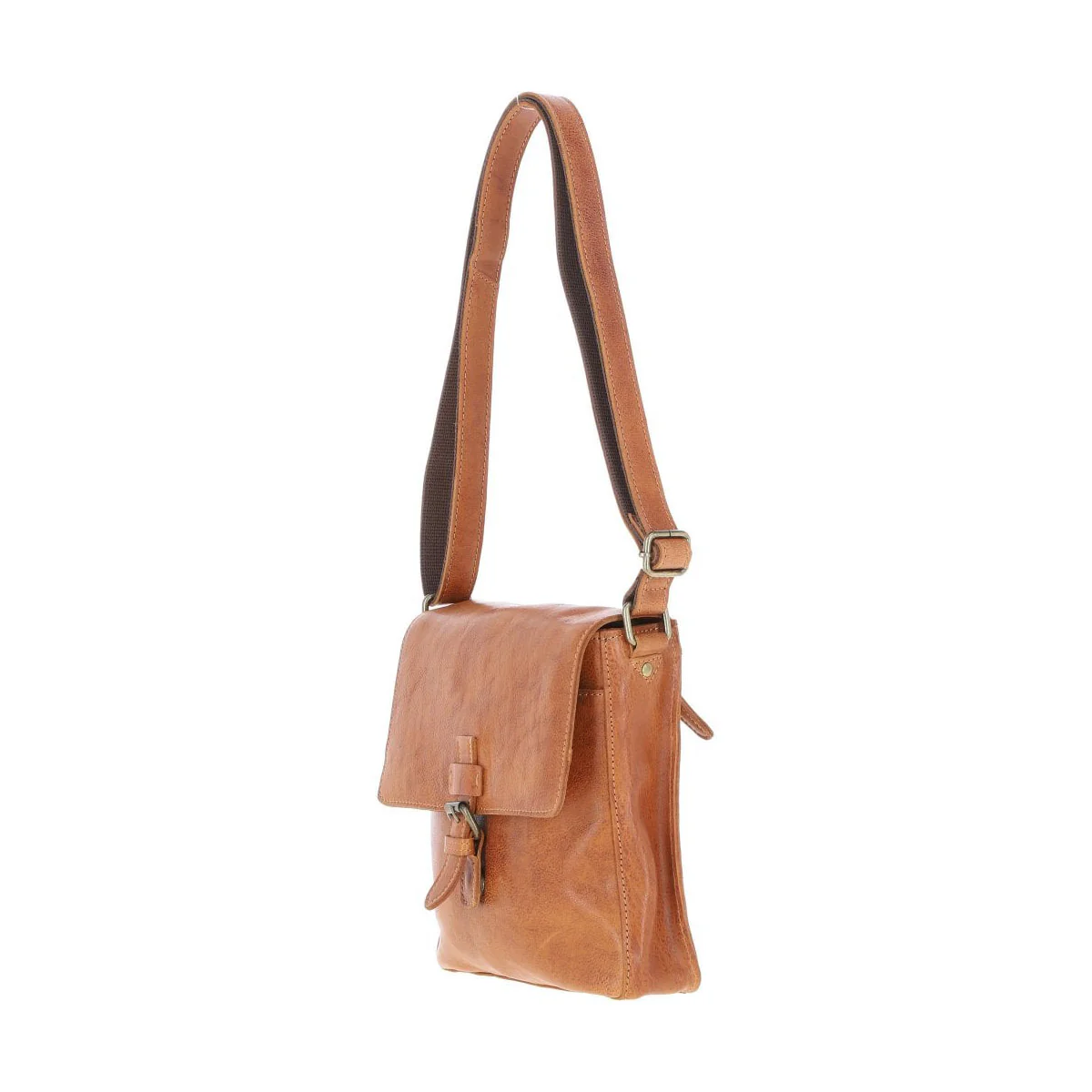Leather Flight Bag Tan: Dean - Image 4