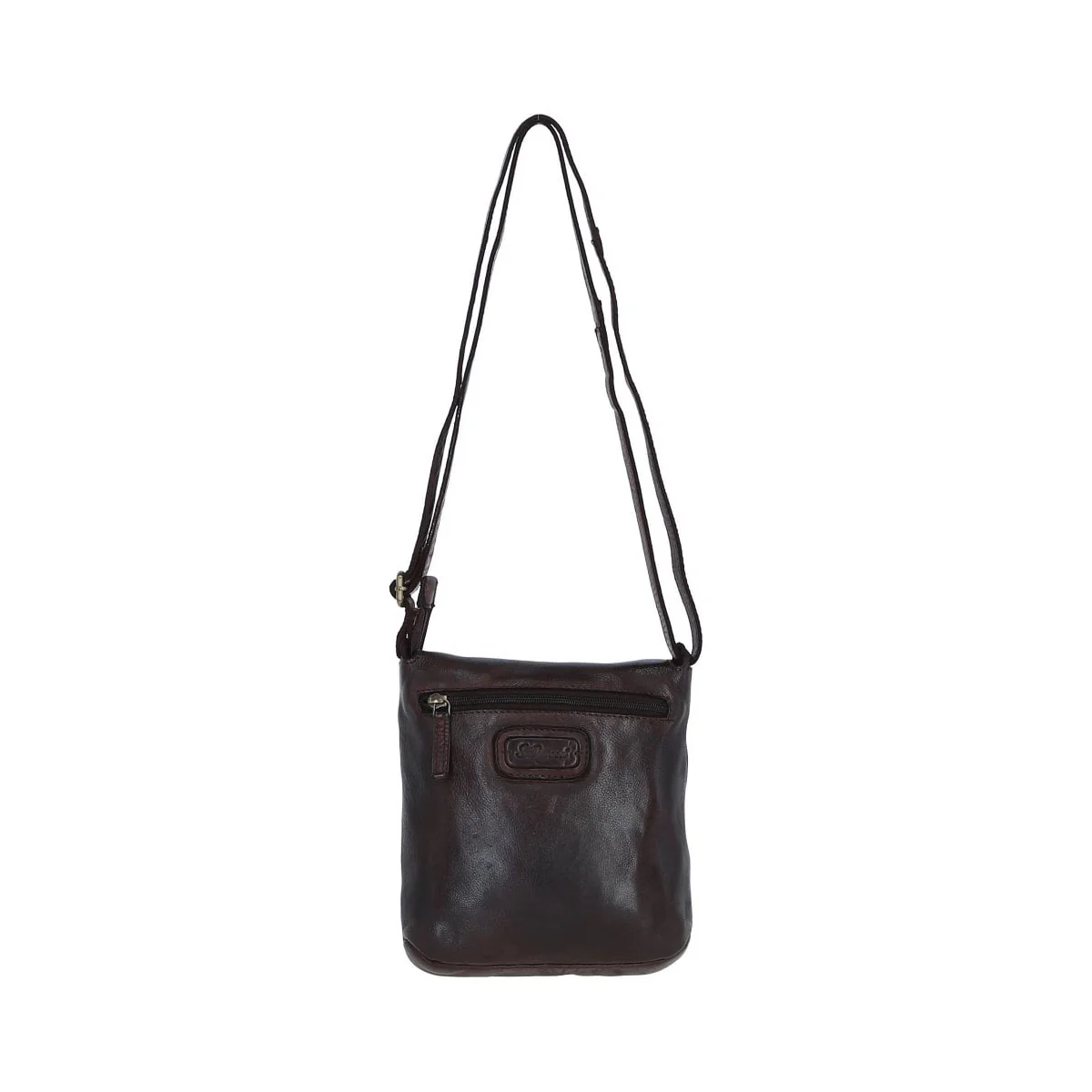 Luxury Small Leather Flight Bag Brandy: D-90 - Image 3