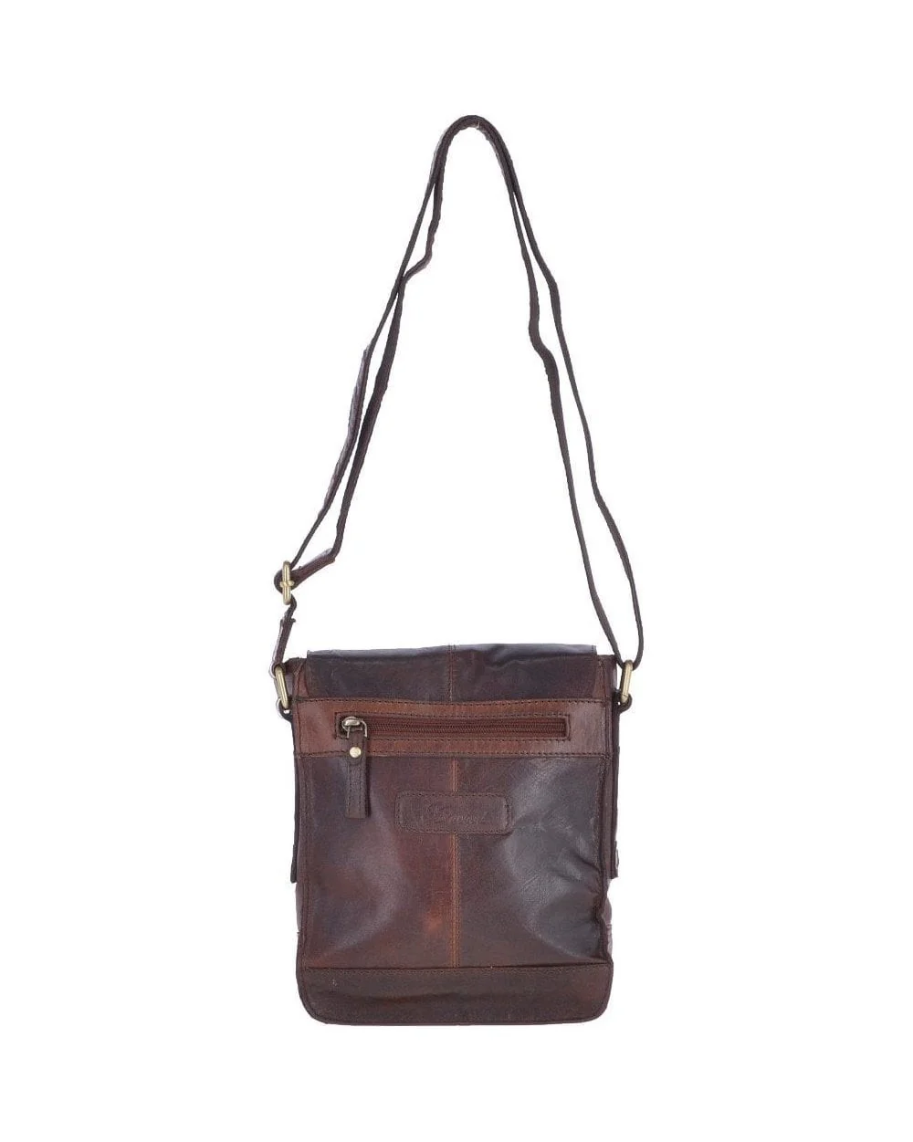 Small Leather Body Bag G-31 - Brandy - Image 2