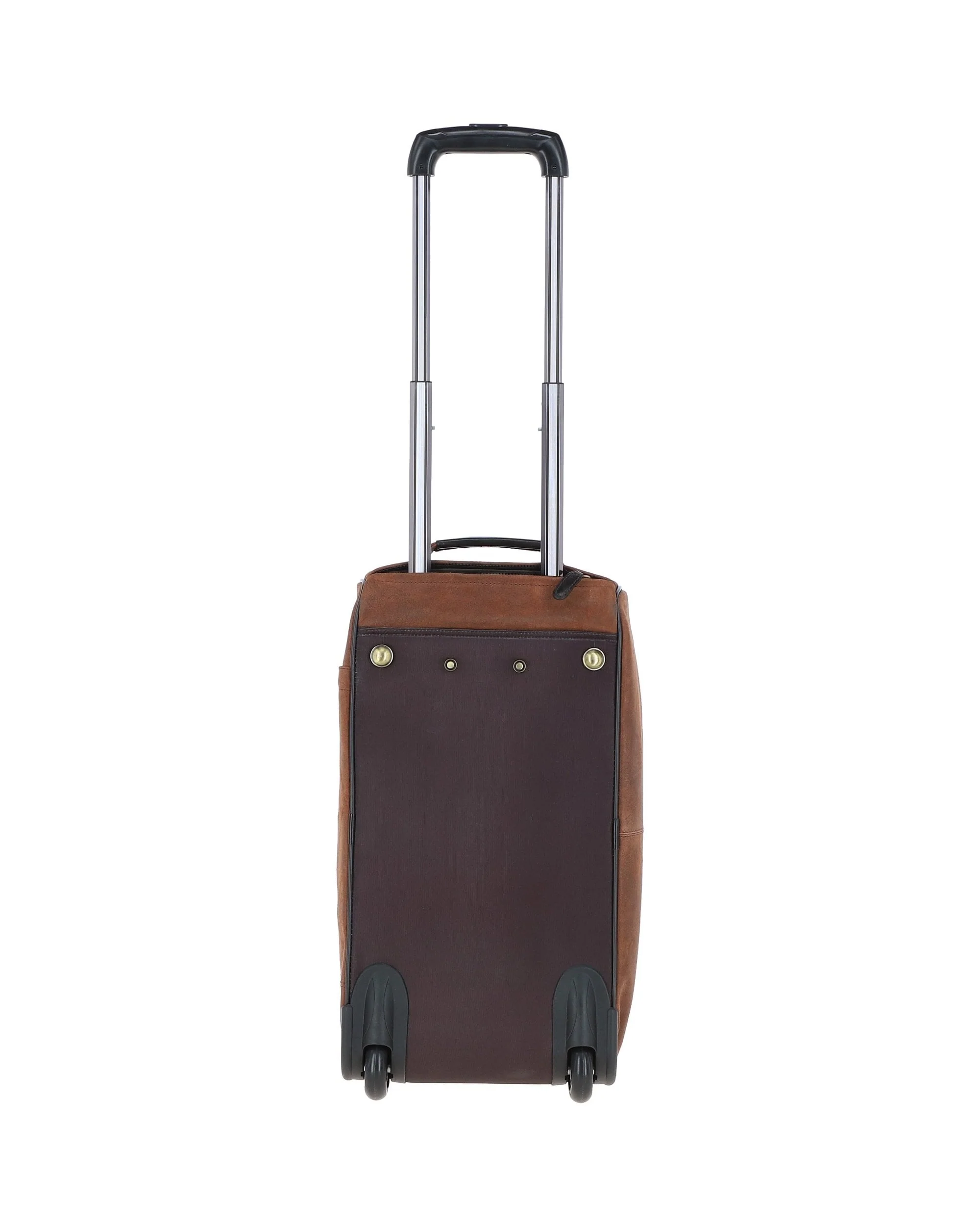 Adrian Leather Trolly Holdall Oily Brown - Image 3