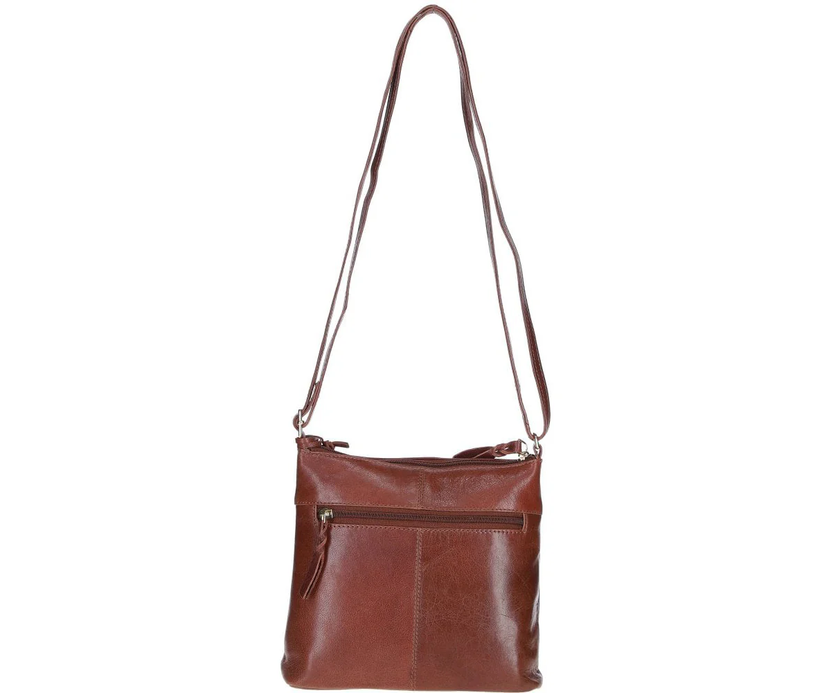 Ava Crossbody Bag Cognac L-75 - Image 4