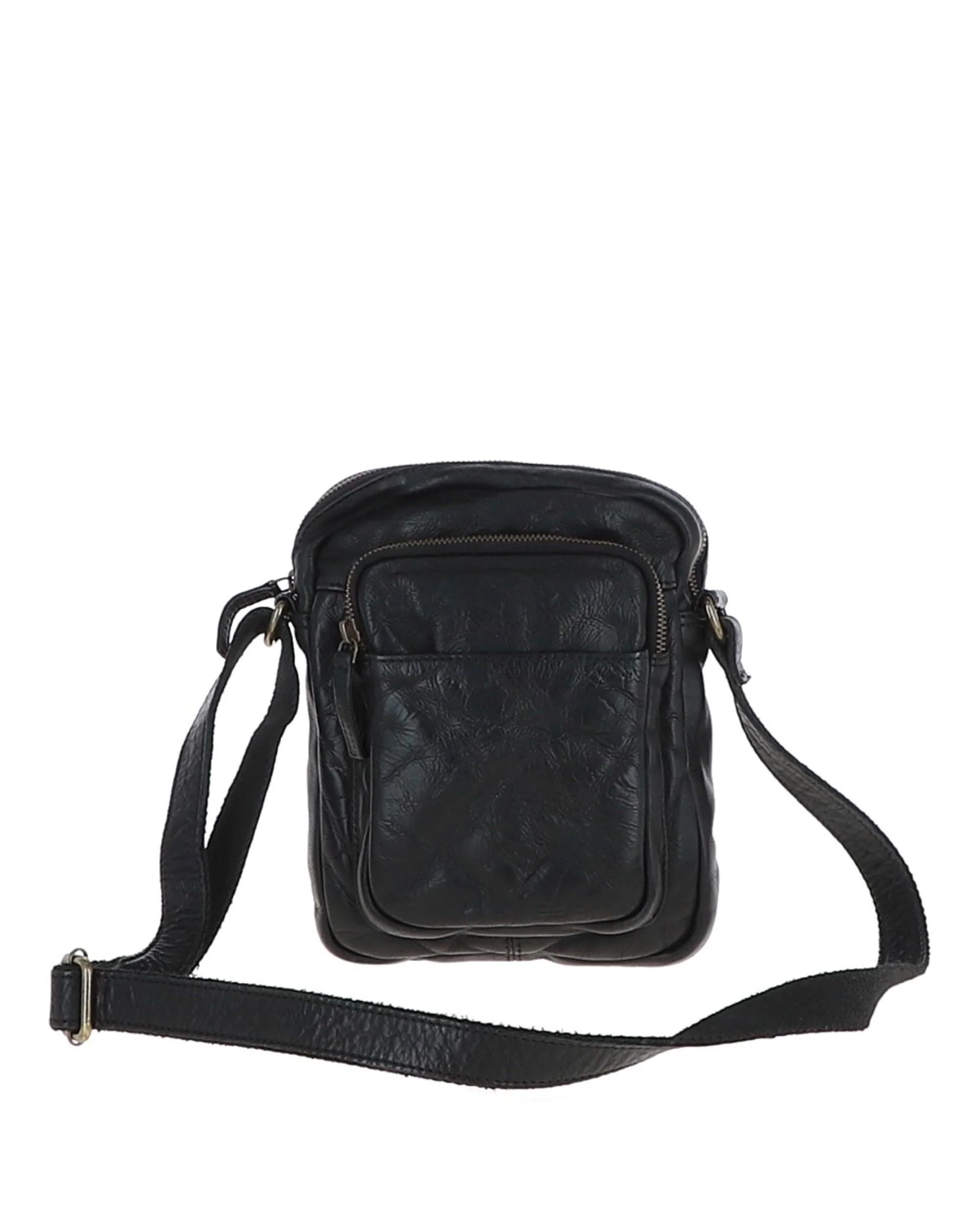 Gin Leather Medium Body Bag Black - Image 2