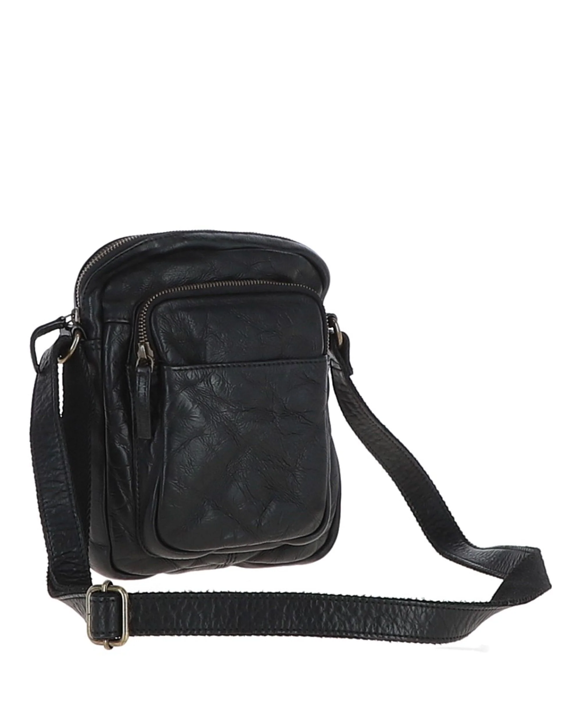 Gin Leather Medium Body Bag Black - Image 4