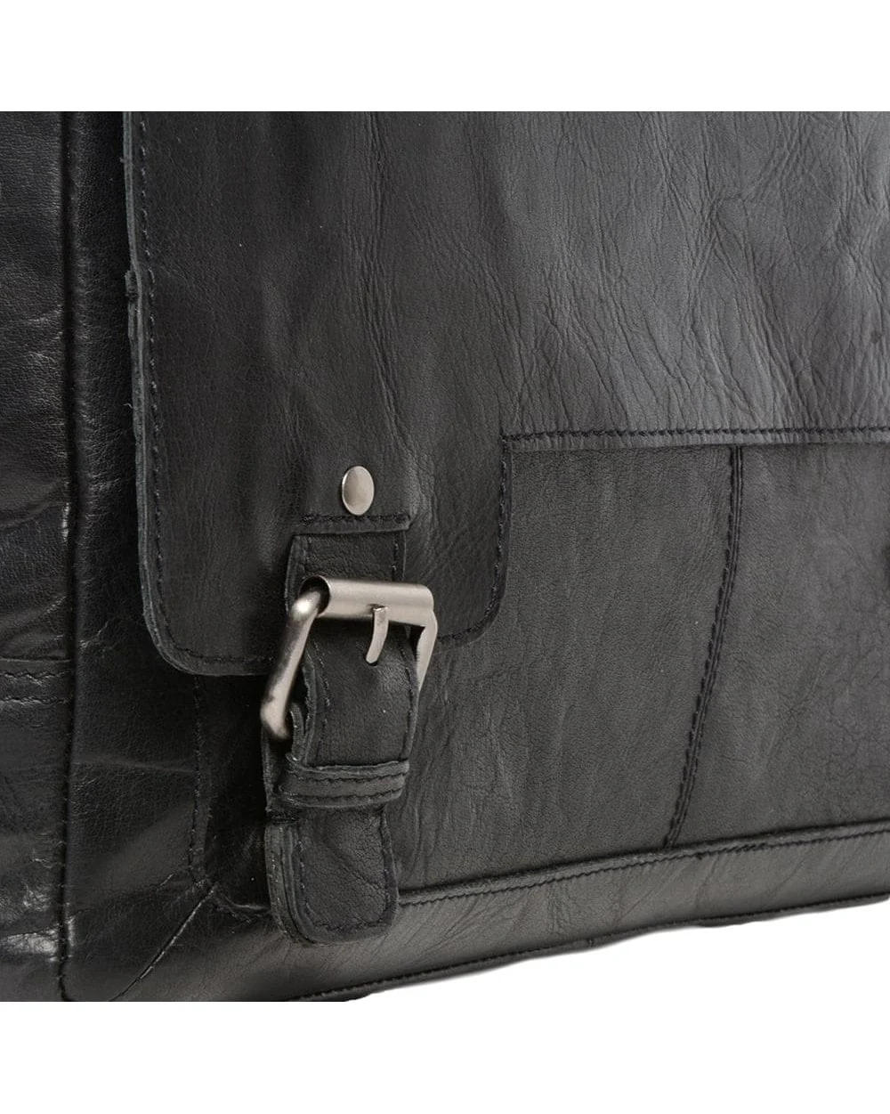 Kingston Messenger Bag - Crumble Black - Image 4