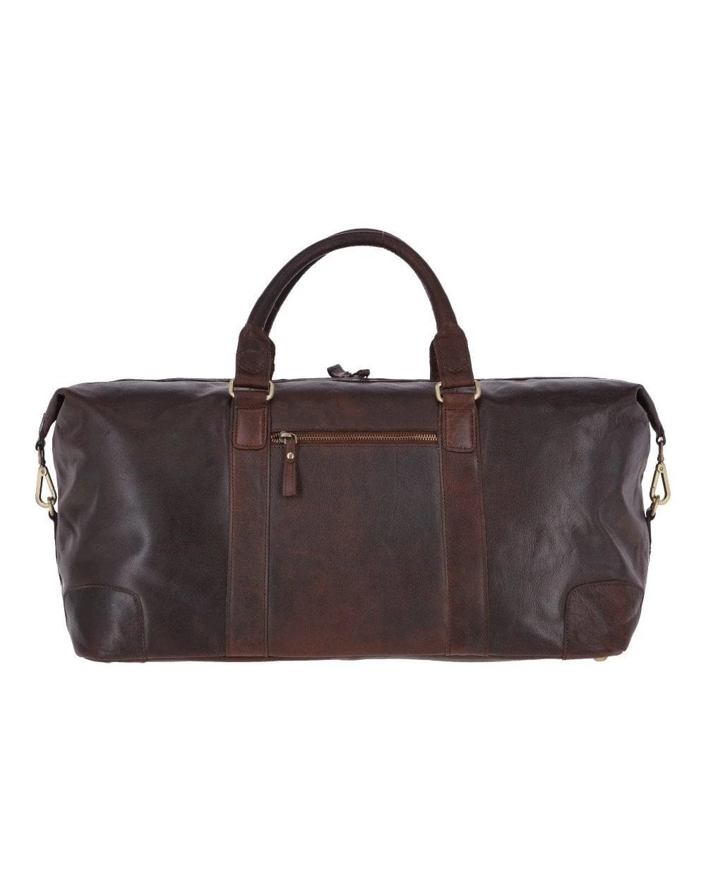 Large Leather Vintage Holdall - Image 2