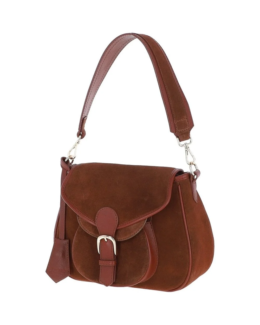 Leather Handbag - Tan - Image 2