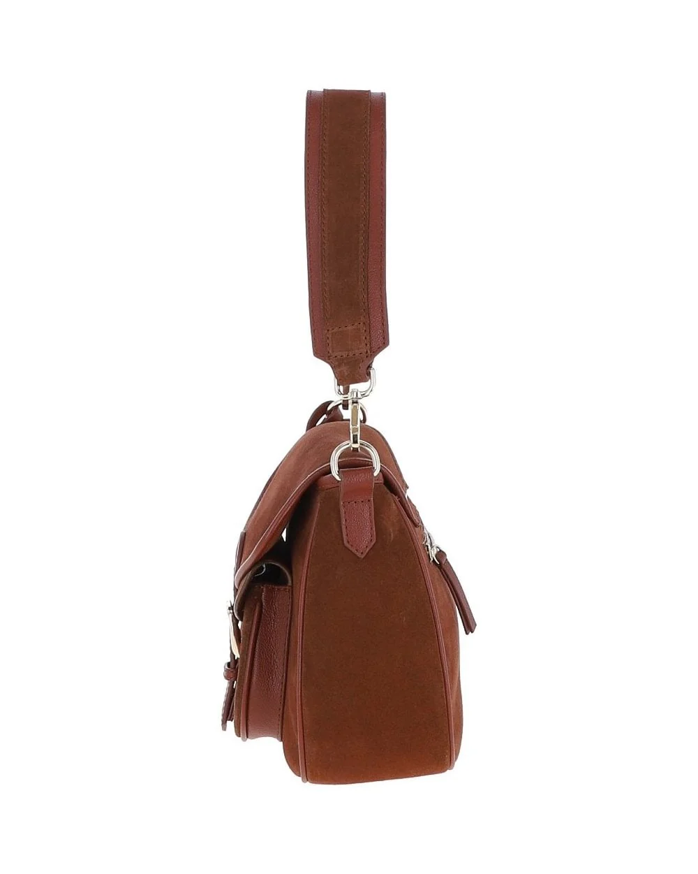 Leather Handbag - Tan - Image 4