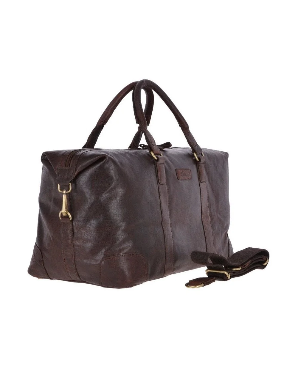 Leather Holdall - Brandy - Image 4