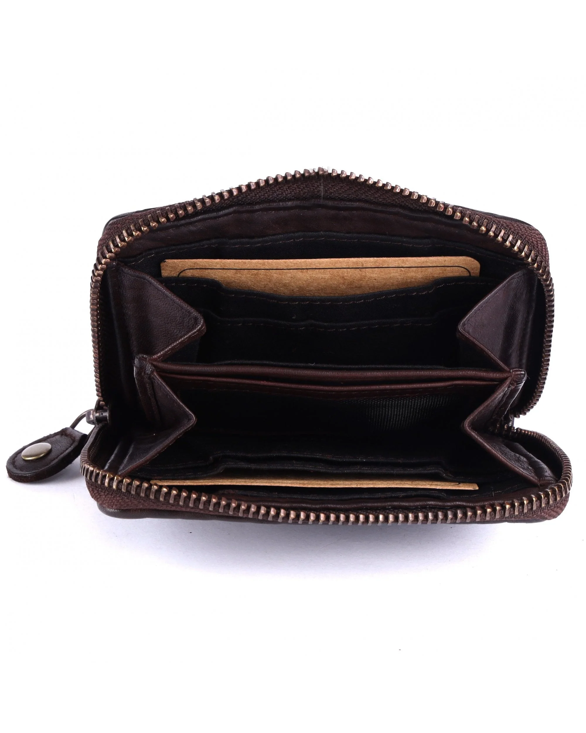 Leather Purse - Dark Brown - Image 2