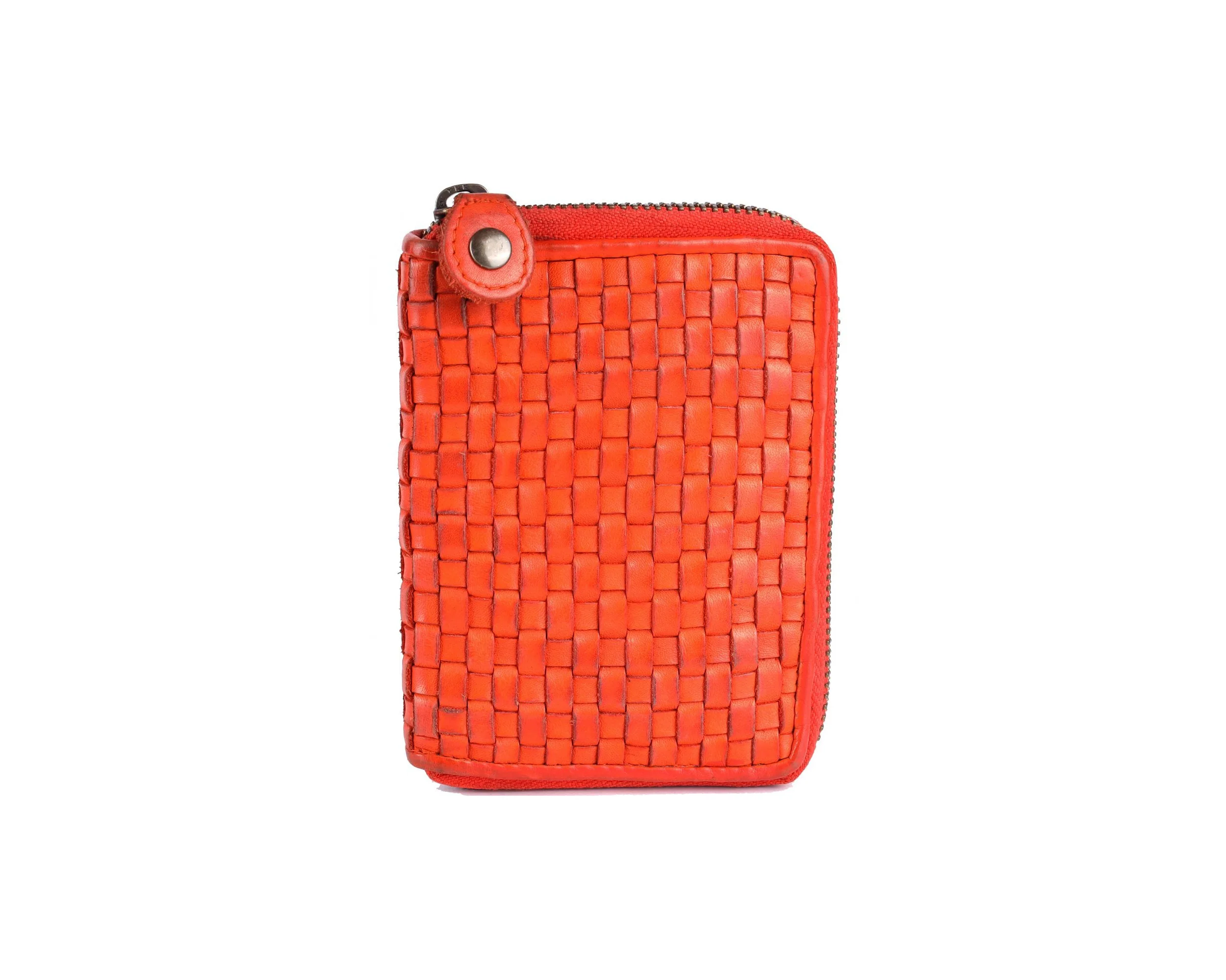 Leather Purse - Orange - Image 4
