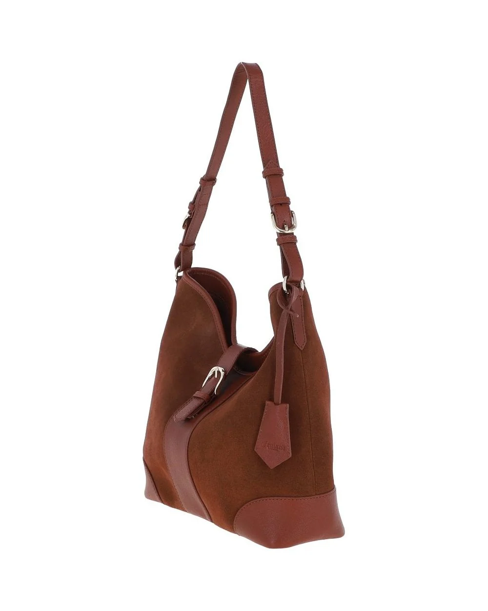 Leather Shoulder Bag - Tan - Image 3