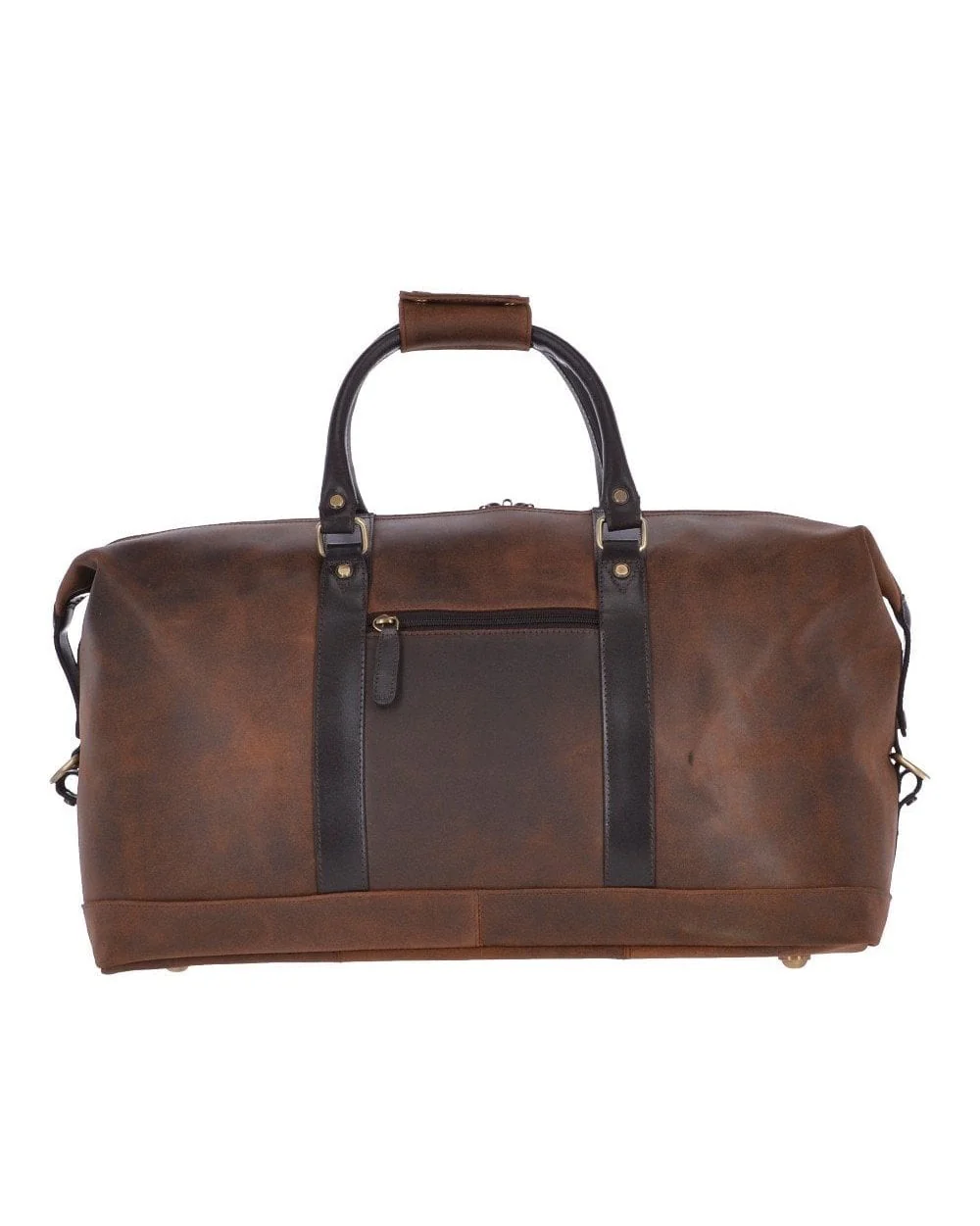 Marcus Leather Weekend Bag - Brown - Image 3