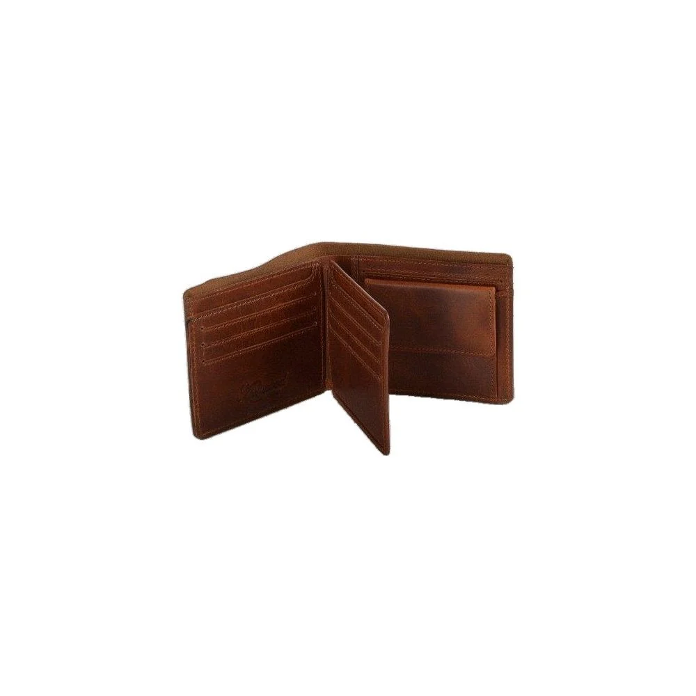Men's Leather RFID Protected Wallet - Chestnut - Image 2