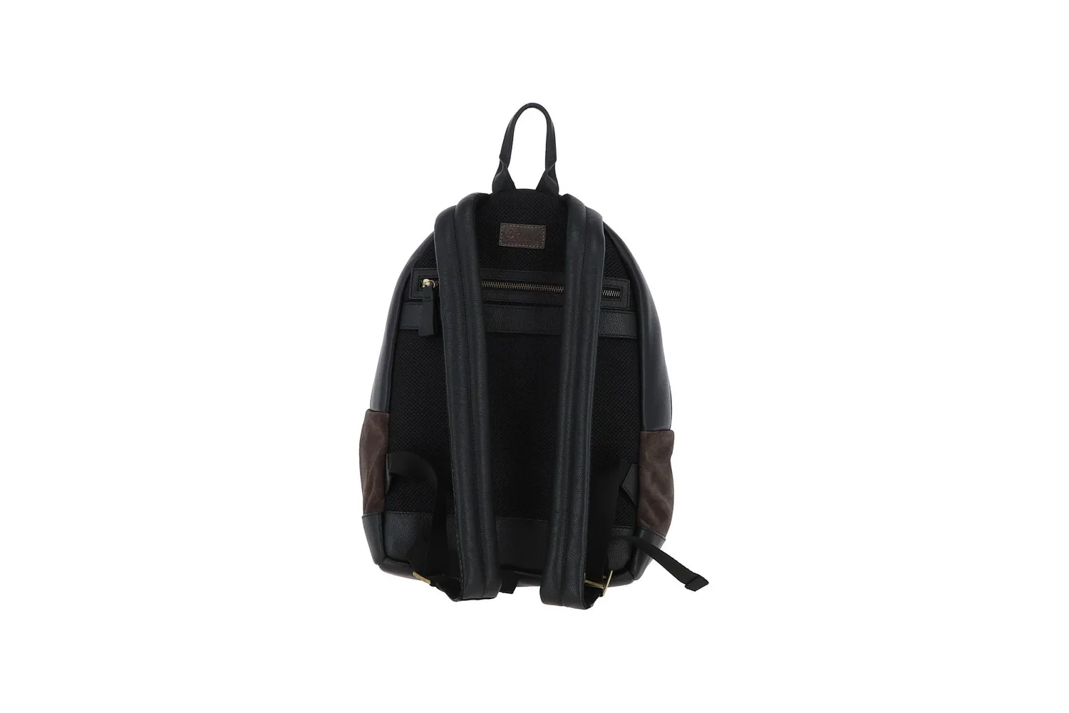 Tucker Leather Backpack Grey - Image 3