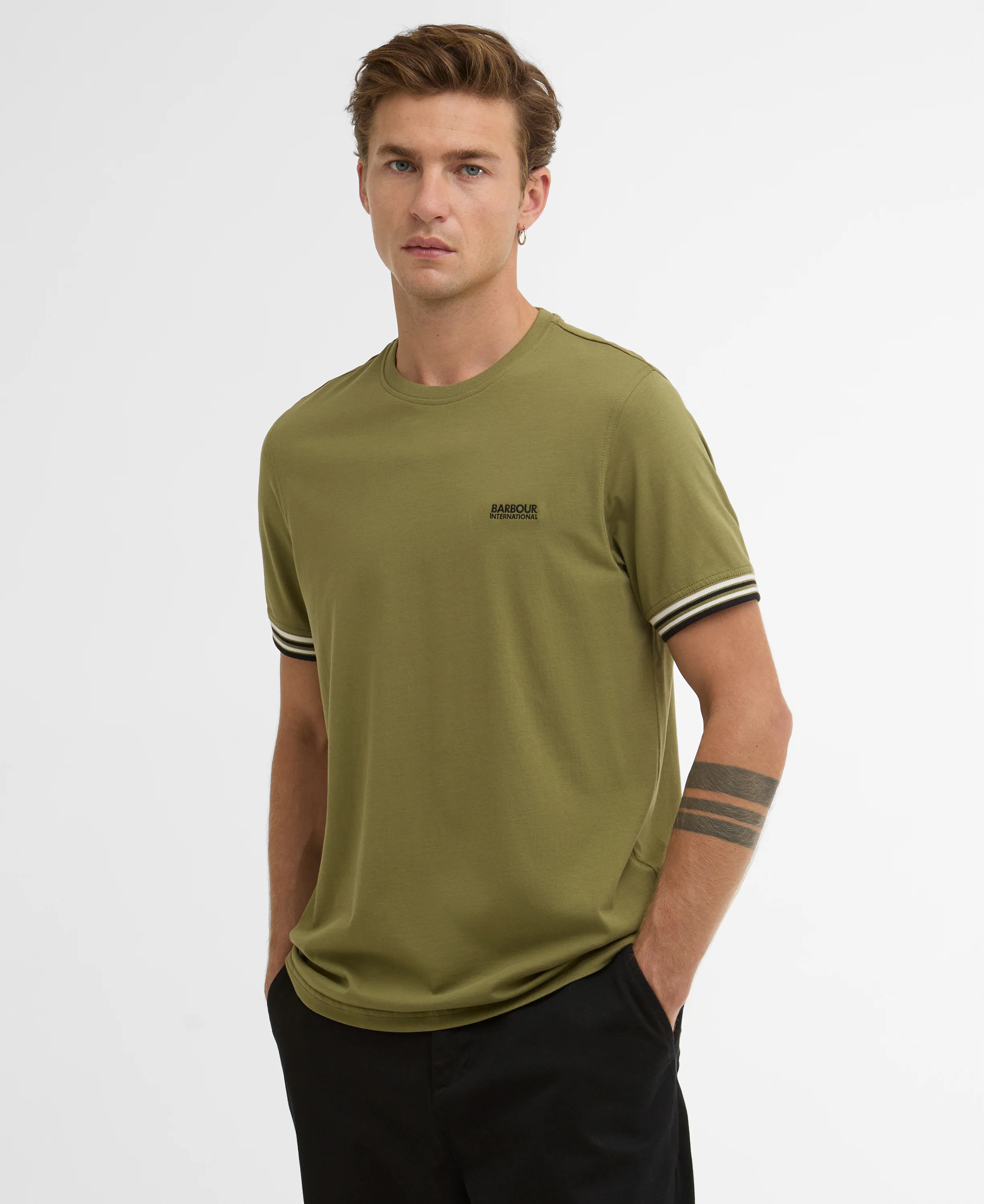 Burnwood Tipped Cuff T-Shirt - Image 2