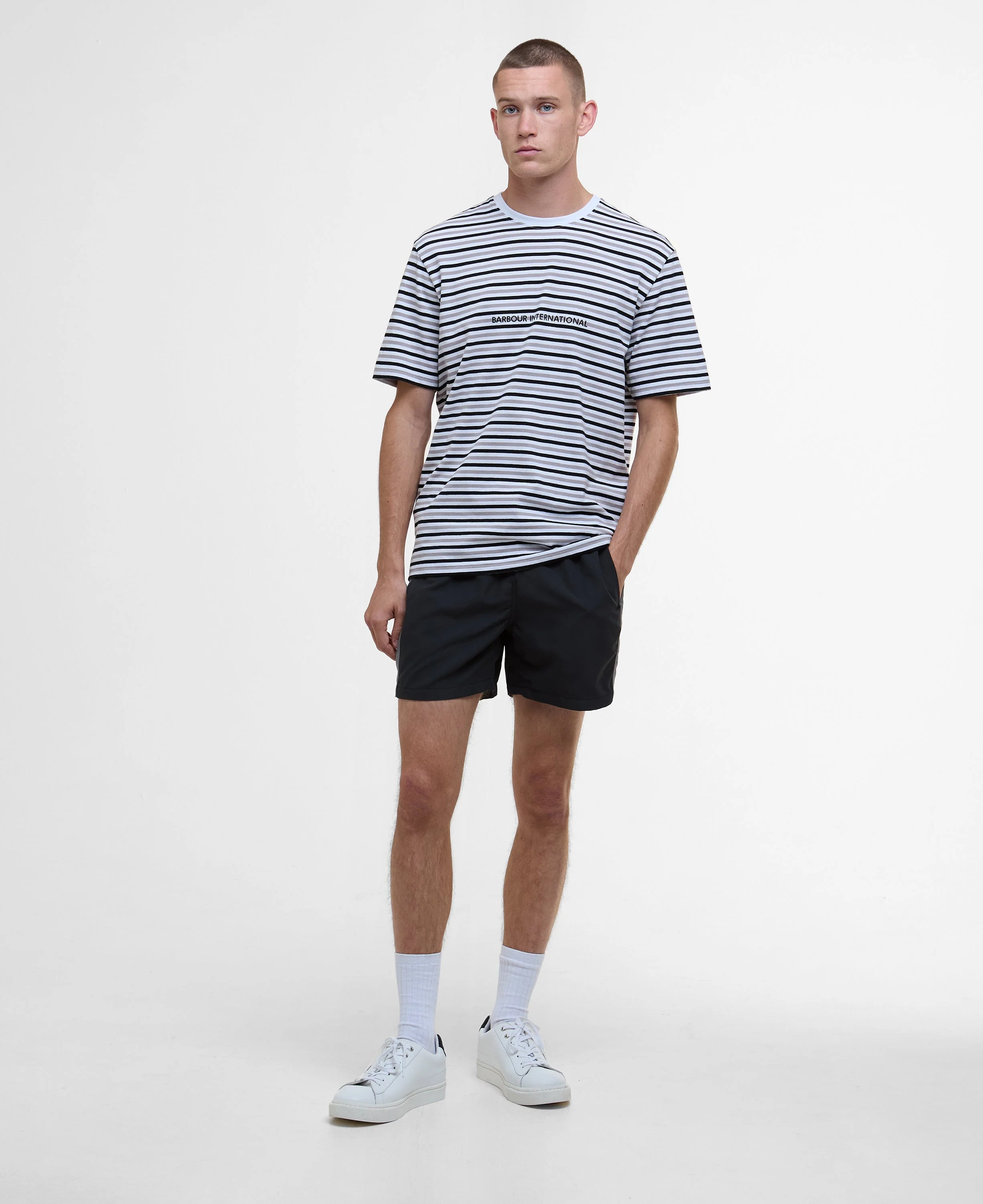 Micro Stripe Logo T-Shirt - Image 3