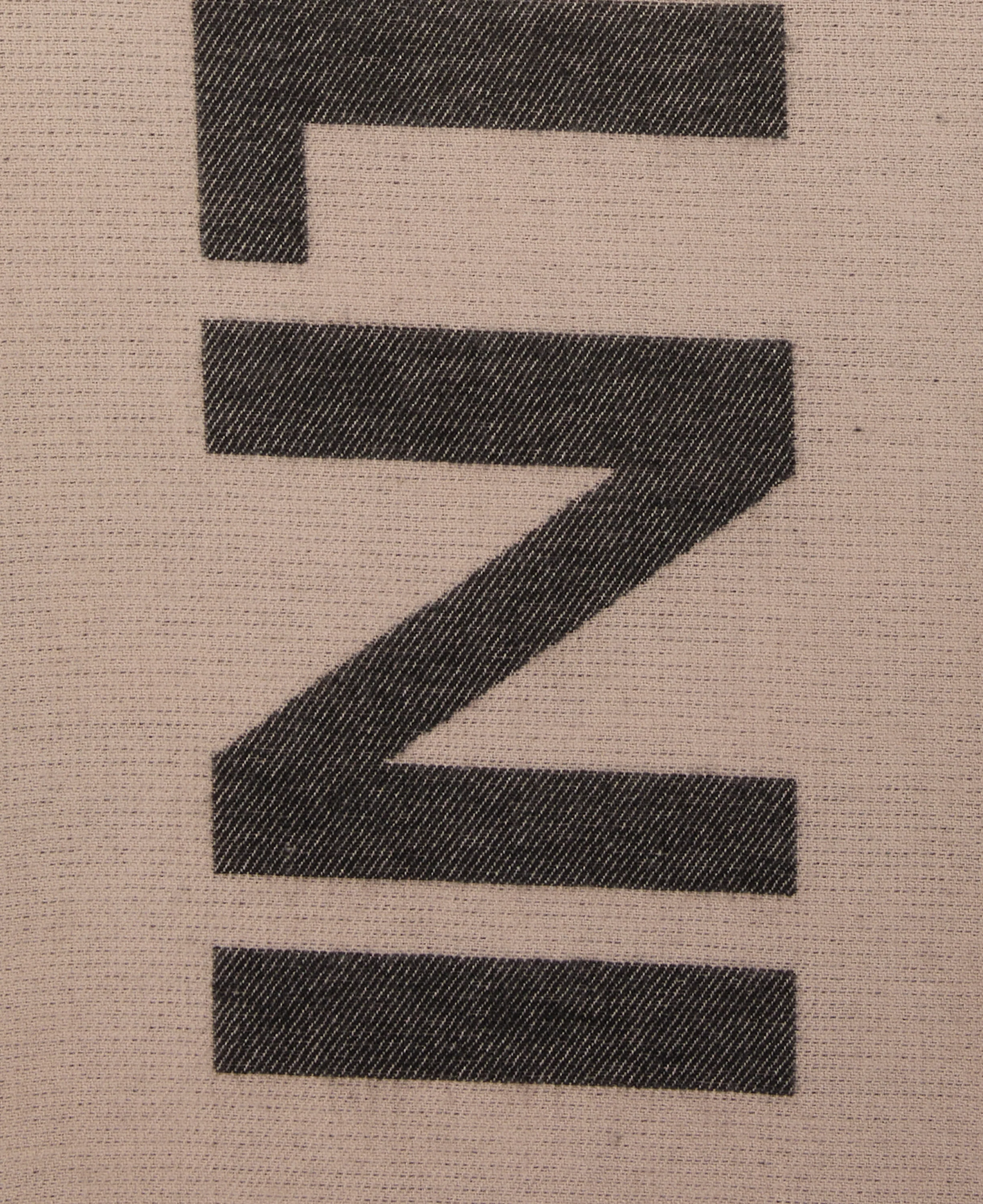 Milla Logo Scarf - Oat/Black - Image 7
