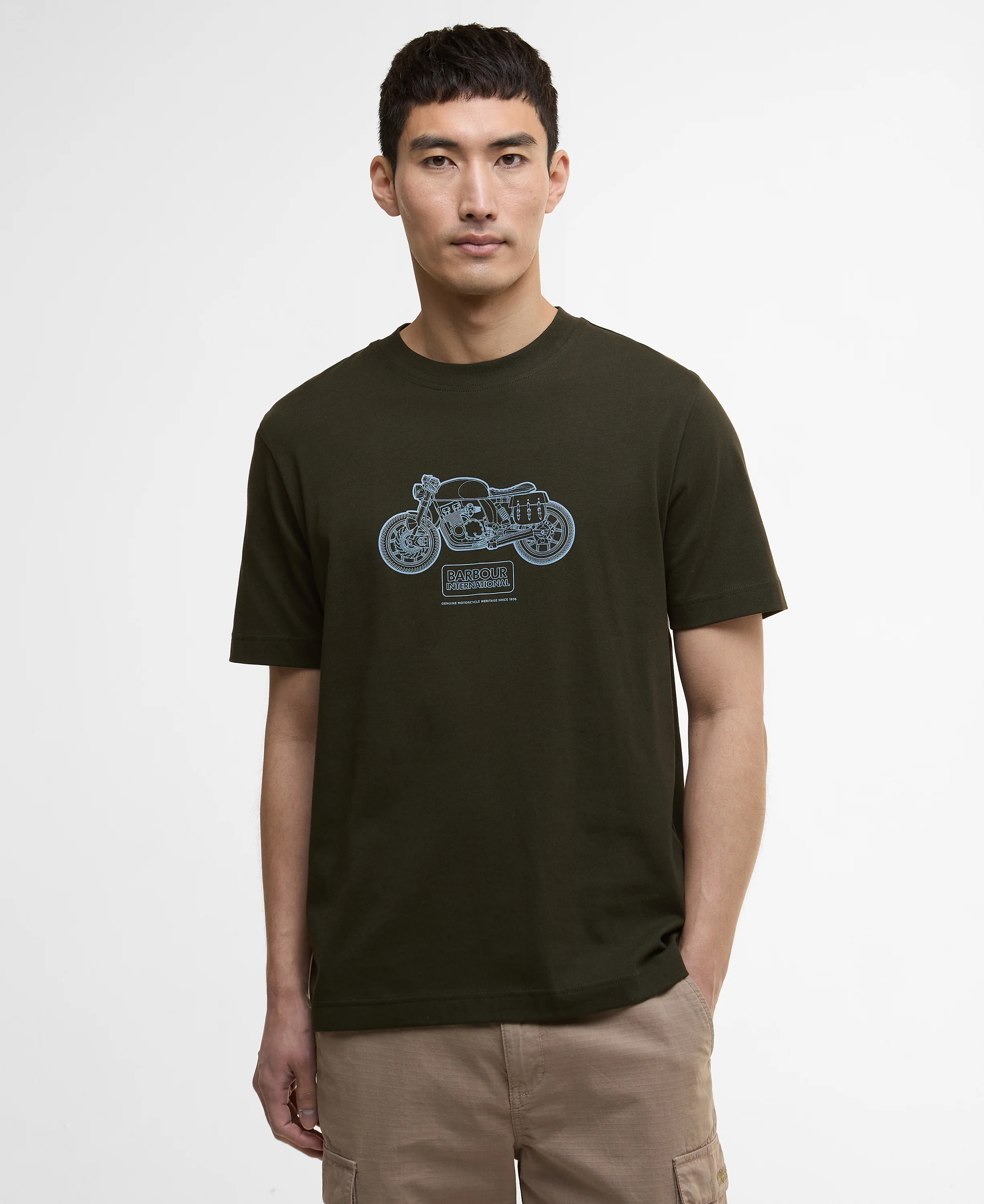 Morris Motorbike Graphic T-Shirt - Image 3