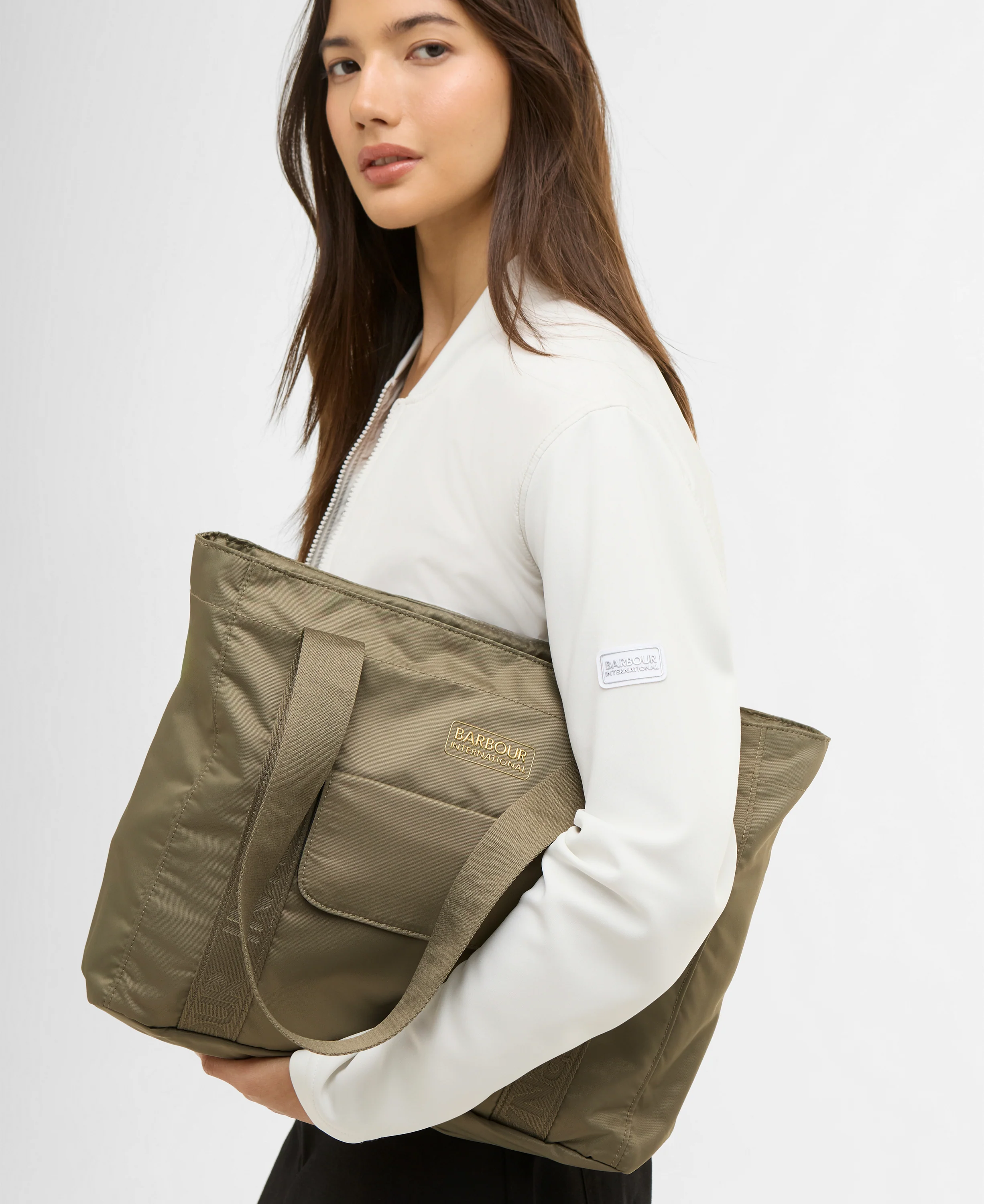 Qualify Tote Bag - Dusky Khaki - Image 2