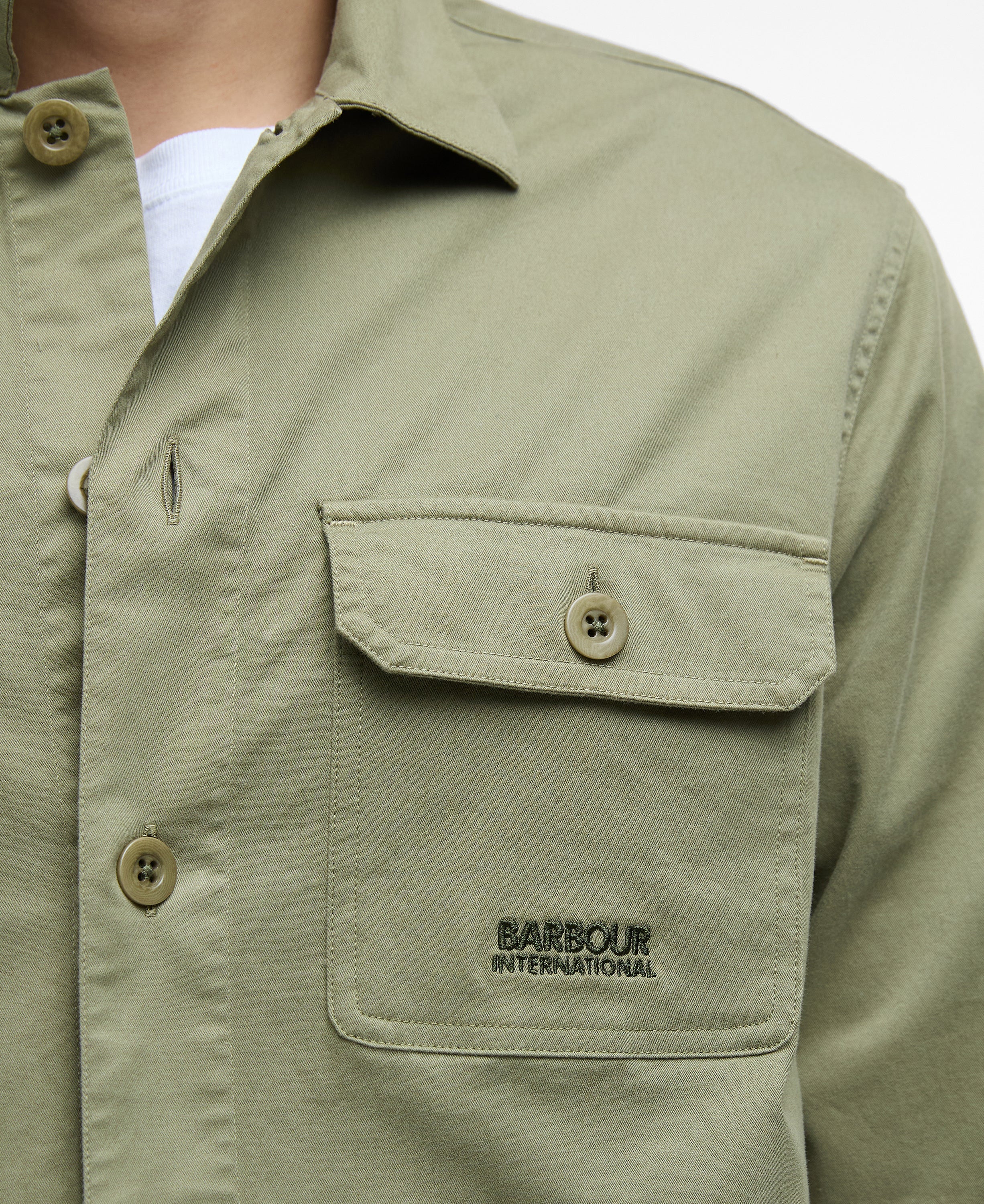 Ruiz Garment Washed Overshirt - Image 4