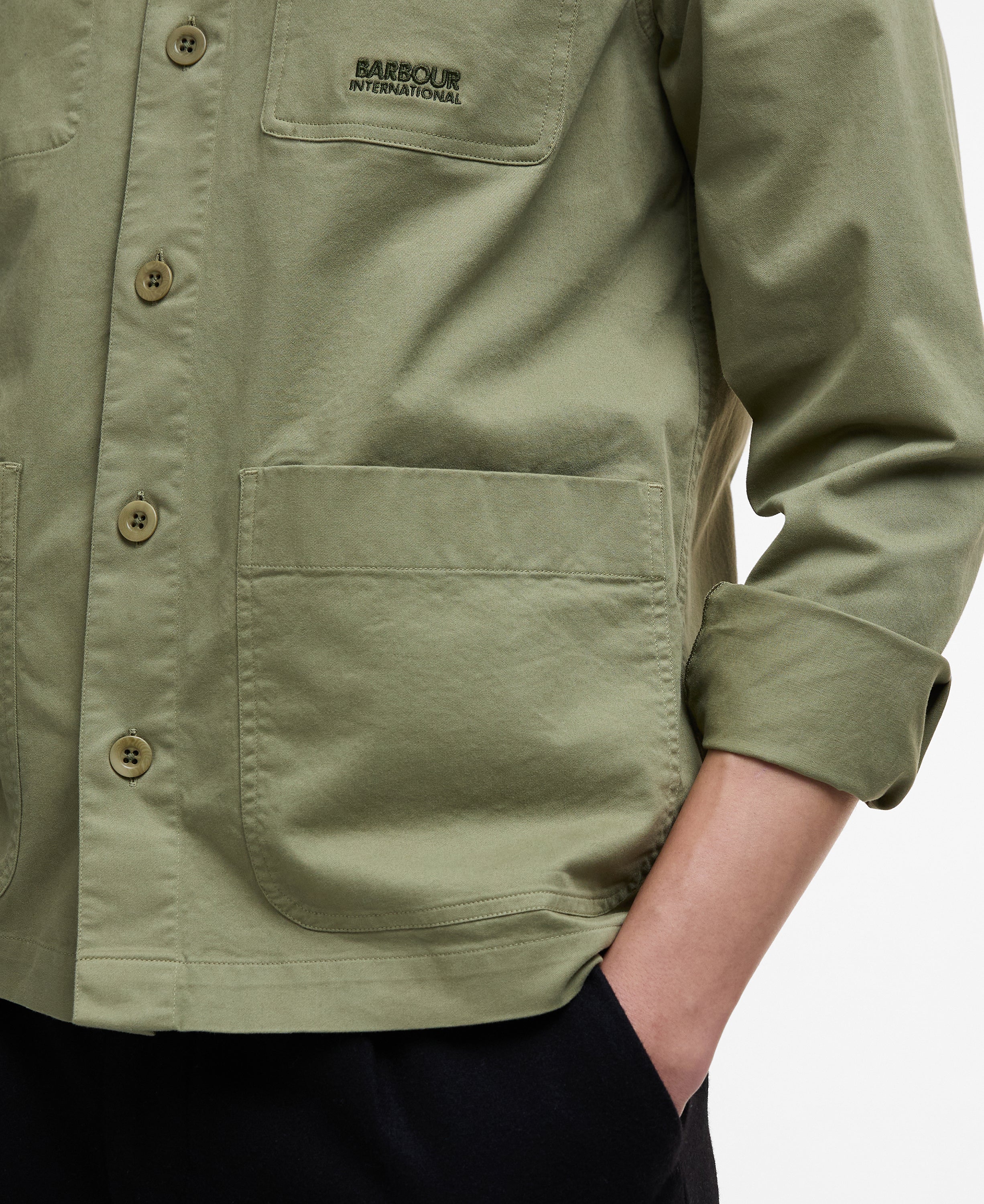 Ruiz Garment Washed Overshirt - Image 5