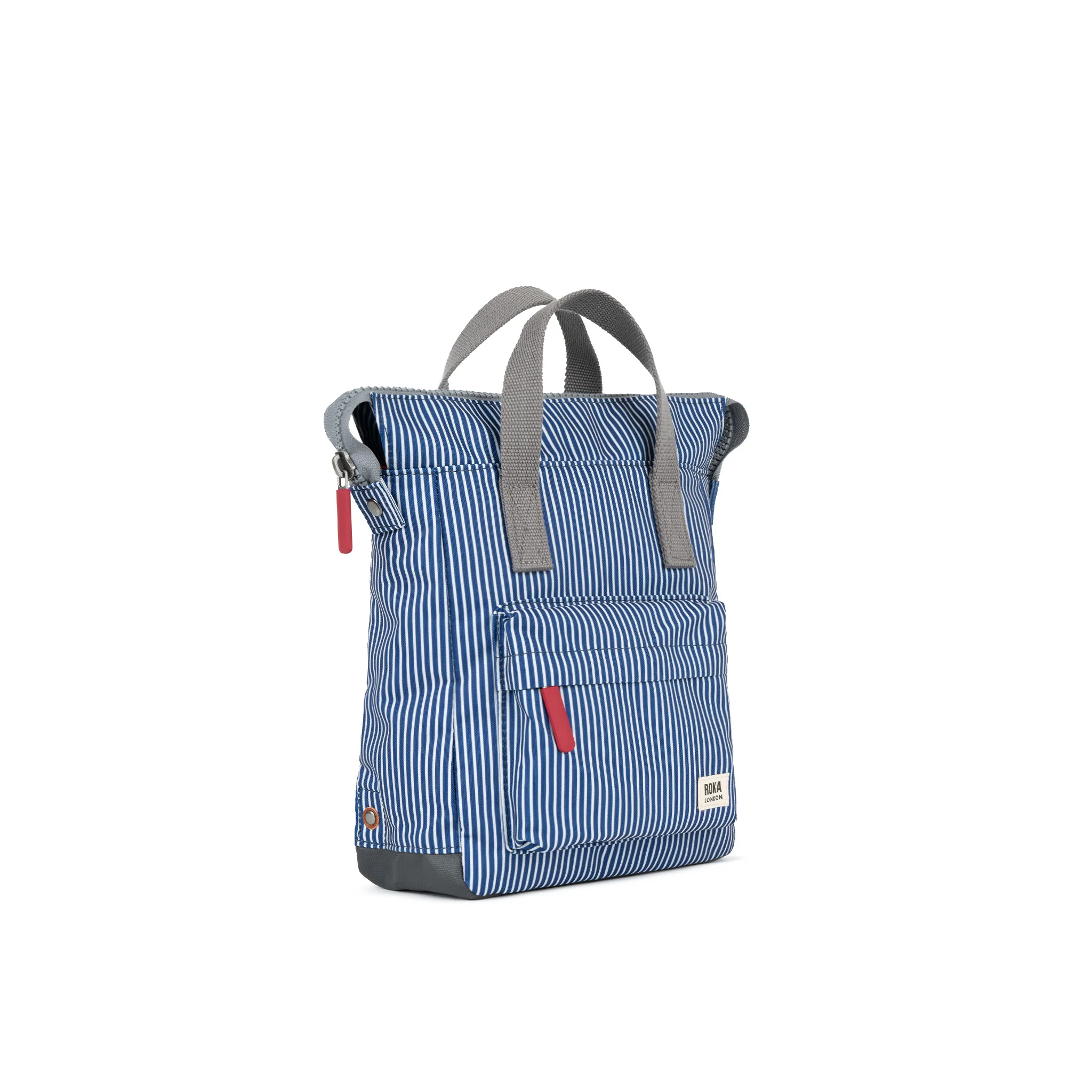 Bantry Small Backpack in Blue Hickory Canvas - Image 2