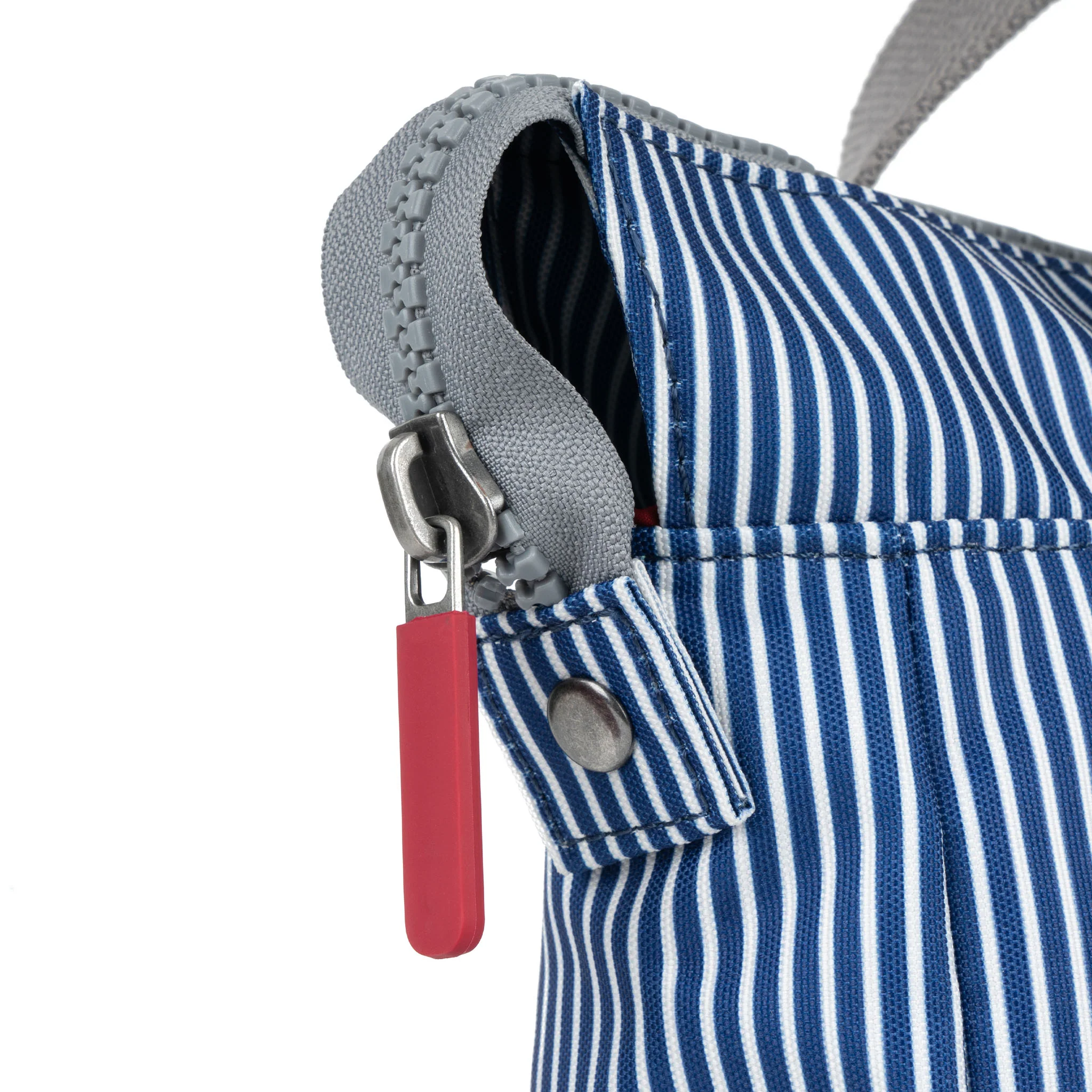 Bantry Small Backpack in Blue Hickory Canvas - Image 7