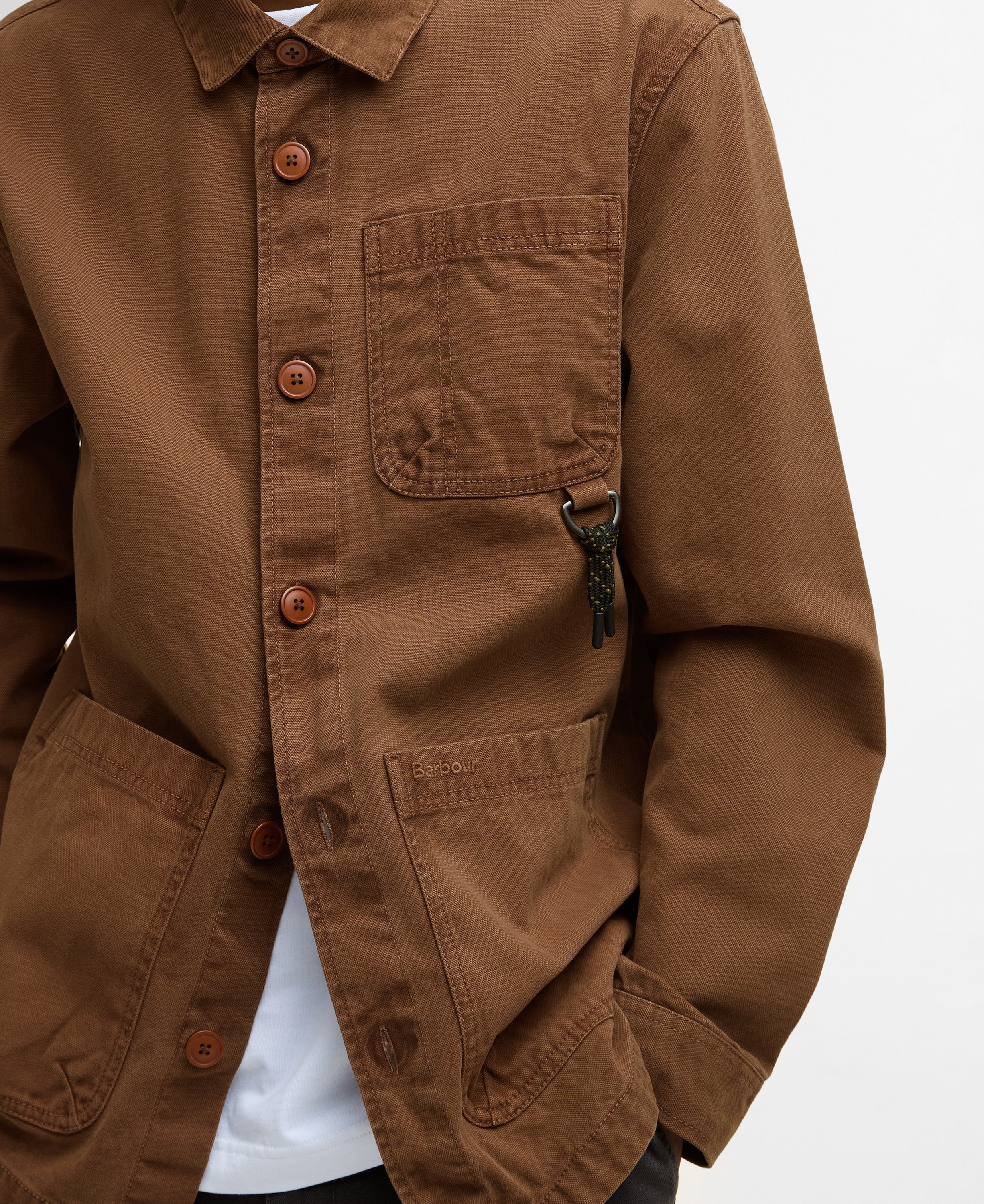 Bowland Garment Dyed Overshirt - Image 4