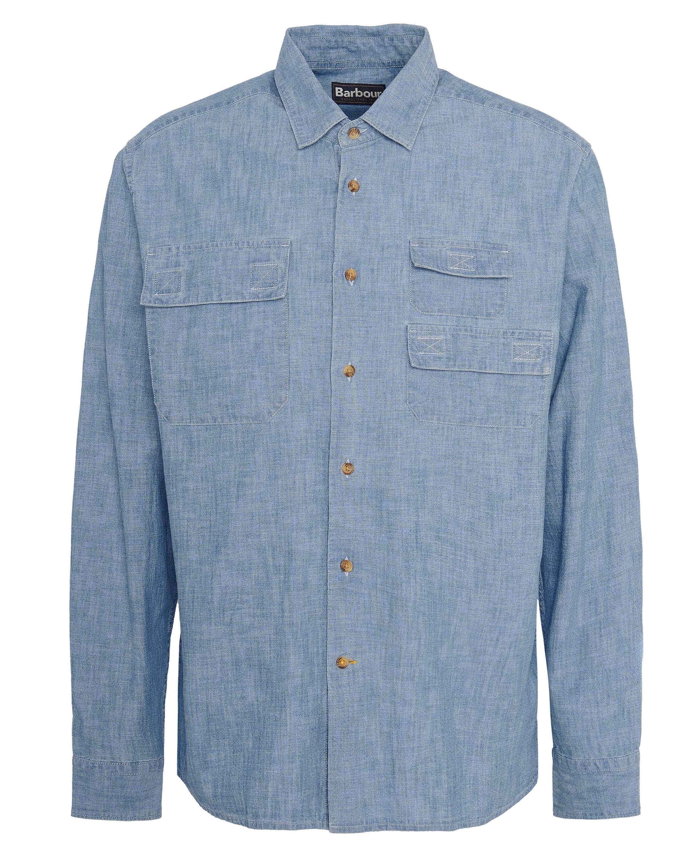 Catterick Relaxed Fit Chambray Shirt - Image 2