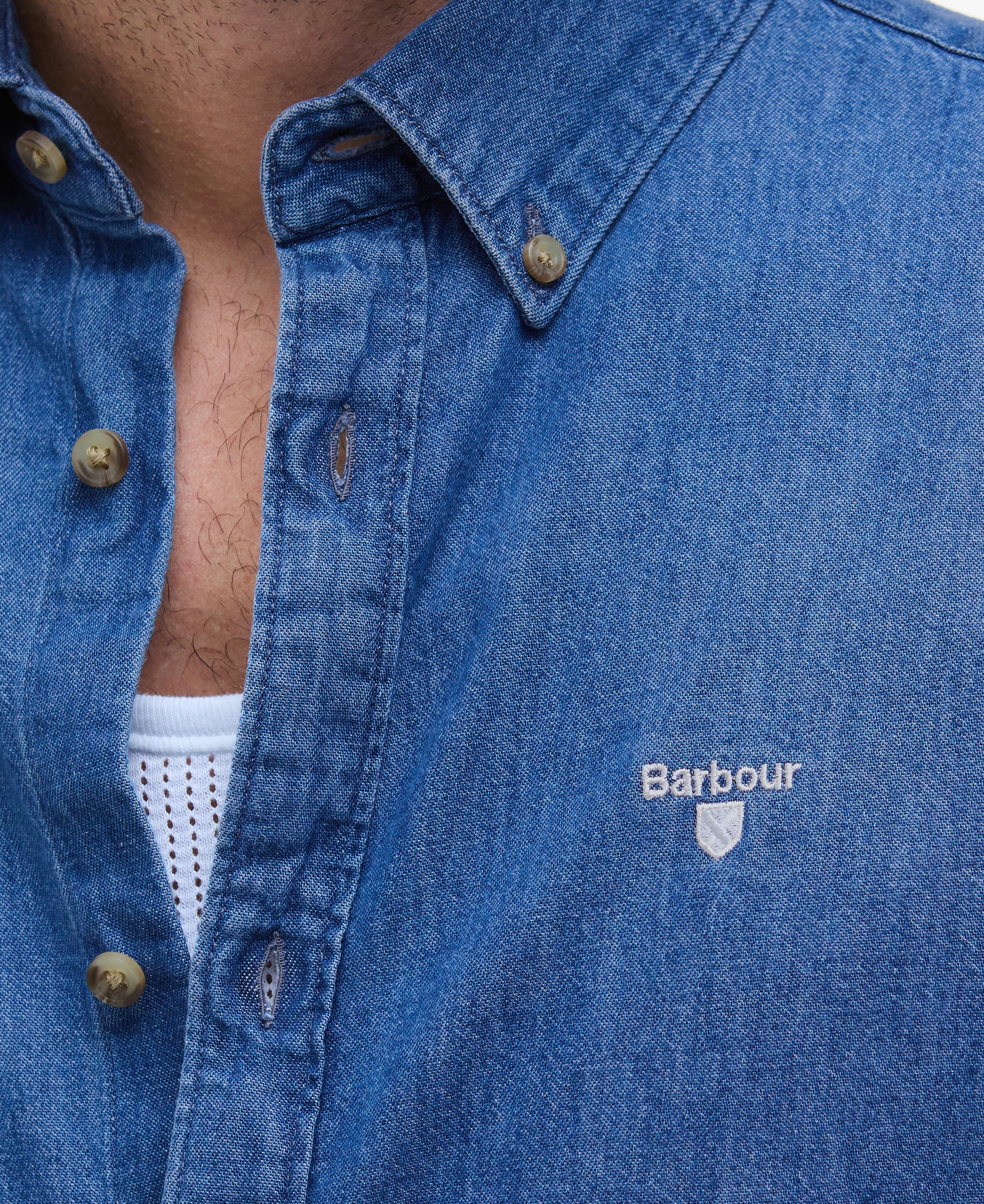 Chambray Crest Tailored Fit Shirt - Image 6